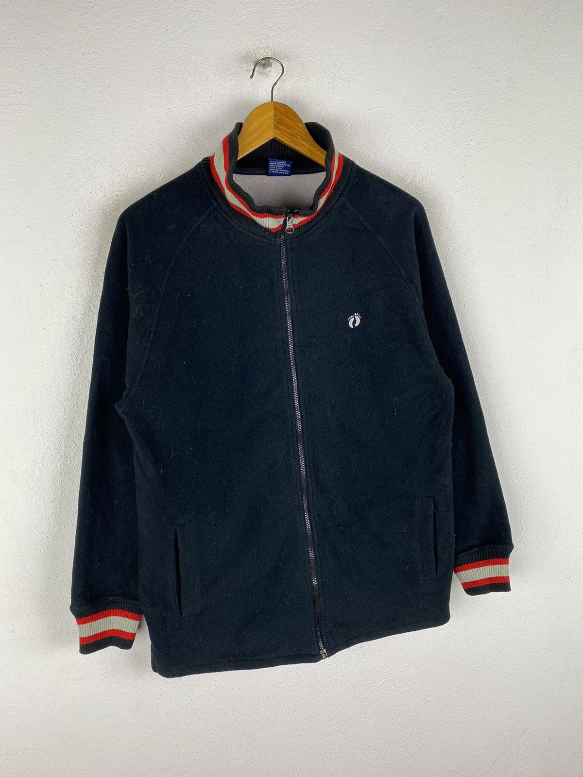 Hang Ten × Vintage Vintage Hang Ten Fleece Zip-Up Jacket - Retro 90s Style Size US M / EU 48-50 / 2 - 3 Thumbnail