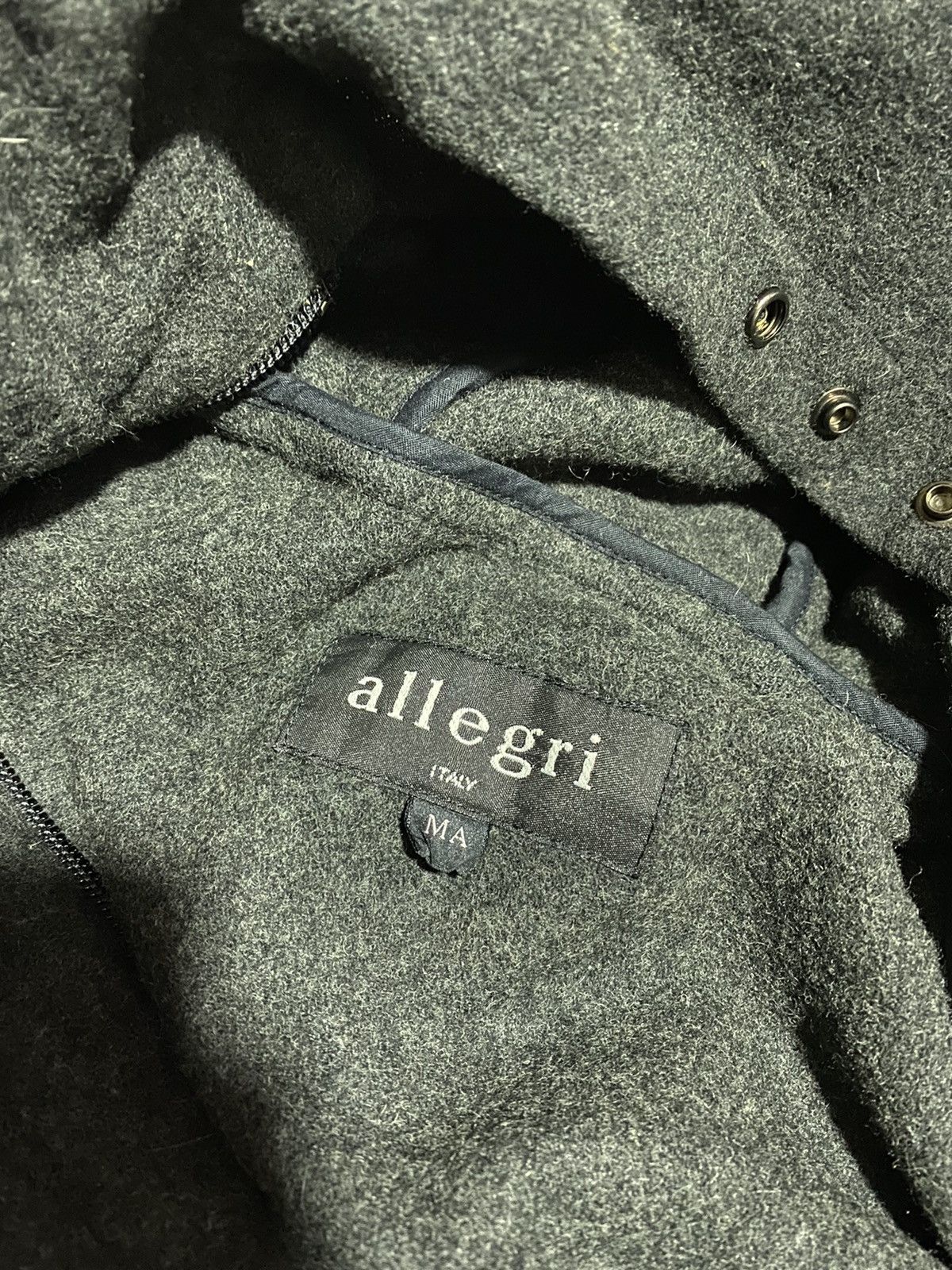 Allegri × Designer 🔥DHL SHIPPPING🔥ALLEGRI ITALY WOOL HOODIE JACKET Size US M / EU 48-50 / 2 - 6 Thumbnail