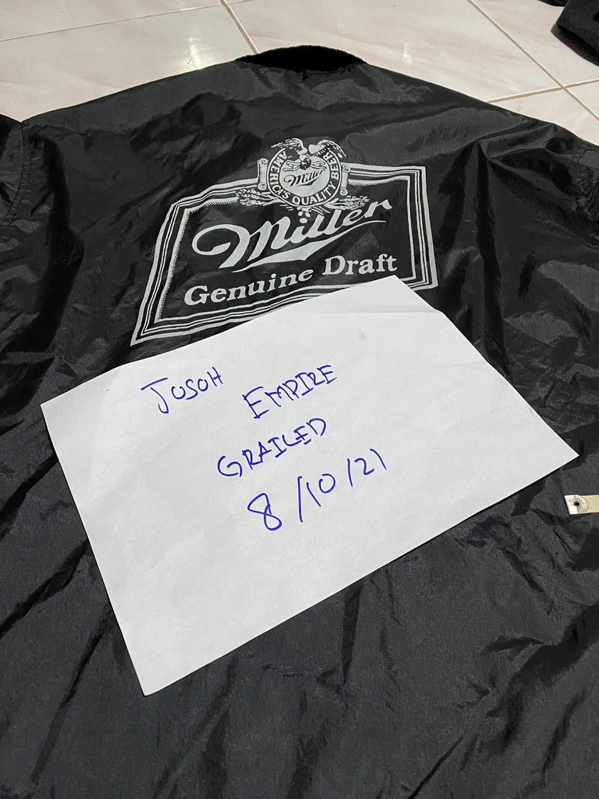 Vintage 🔥SALE🔥MILLER GENUINE DRAFT AMERICAN QUALITY BEER COACH JACK Size US L / EU 52-54 / 3 - 9 Thumbnail