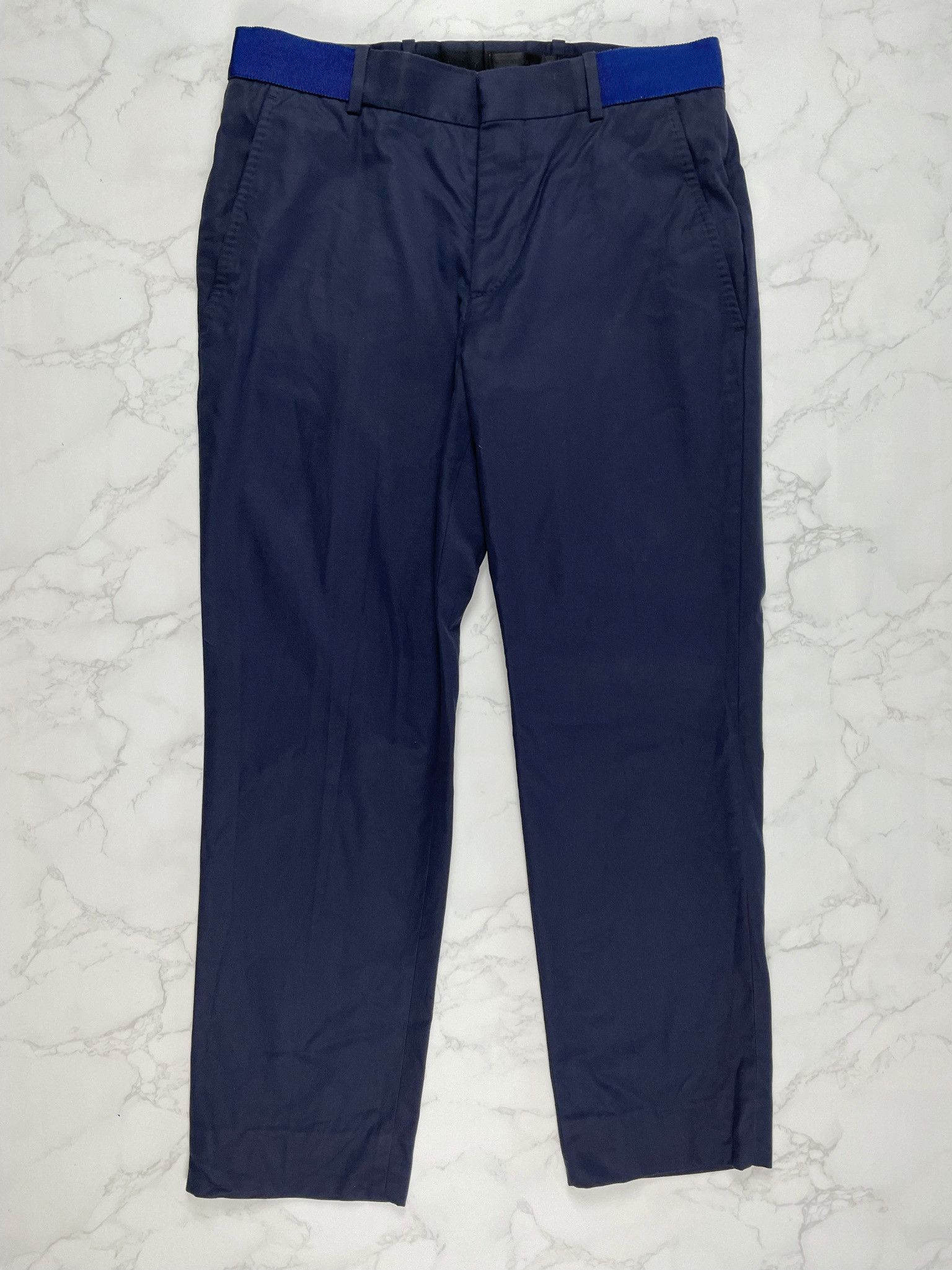 Alexander McQueen 🔥[SALE]🔥 Alexander McQueen Dark Navy Cropped Pants Size US 30 / EU 46 - 6 Thumbnail