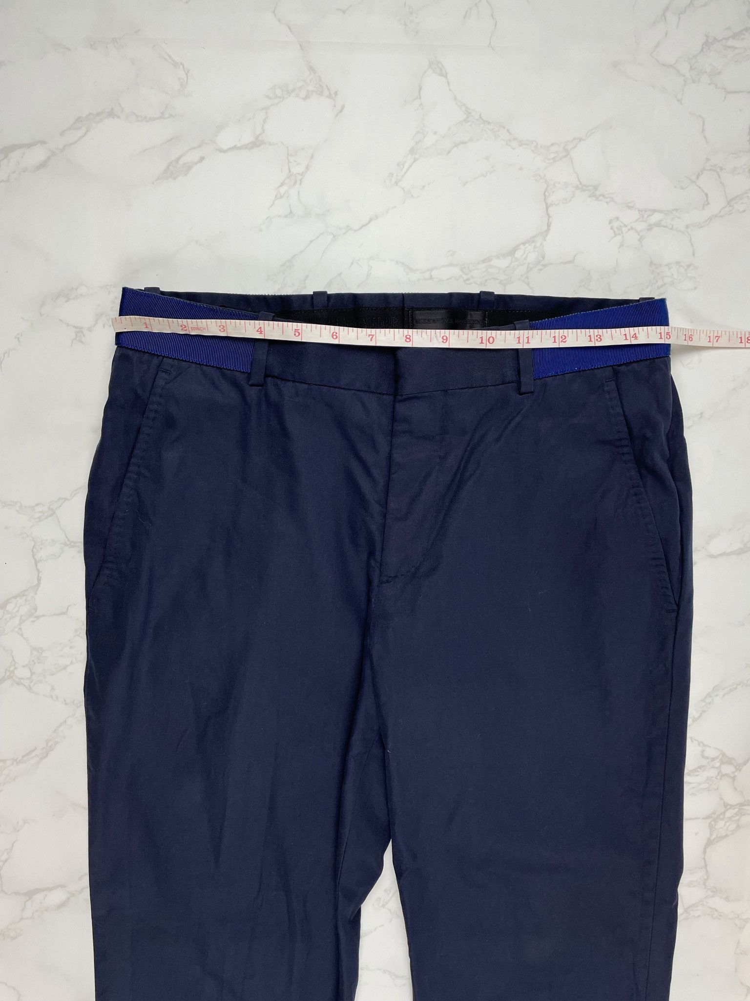 Alexander McQueen 🔥[SALE]🔥 Alexander McQueen Dark Navy Cropped Pants Size US 30 / EU 46 - 2 Thumbnail