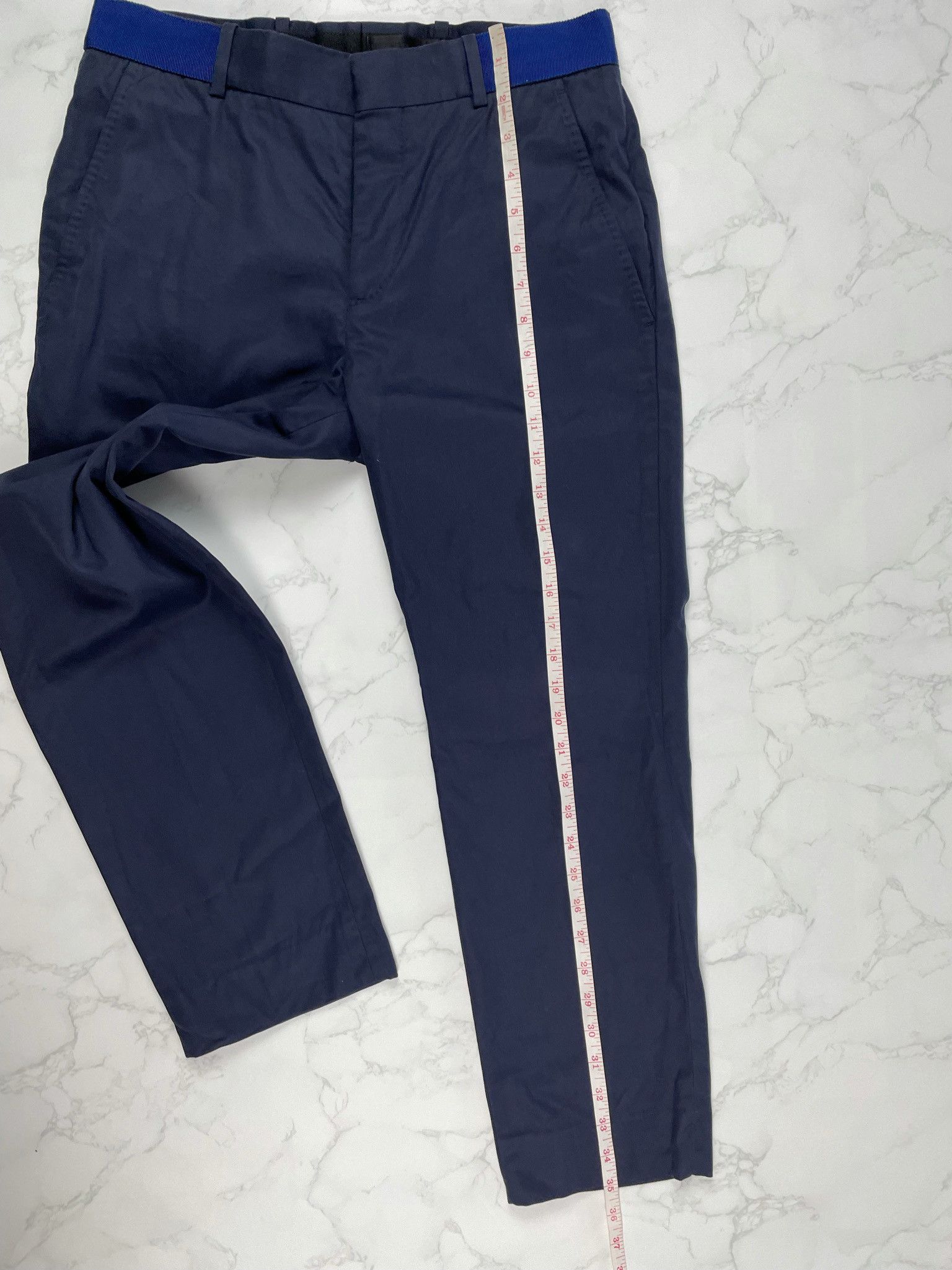 Alexander McQueen 🔥[SALE]🔥 Alexander McQueen Dark Navy Cropped Pants Size US 30 / EU 46 - 4 Thumbnail