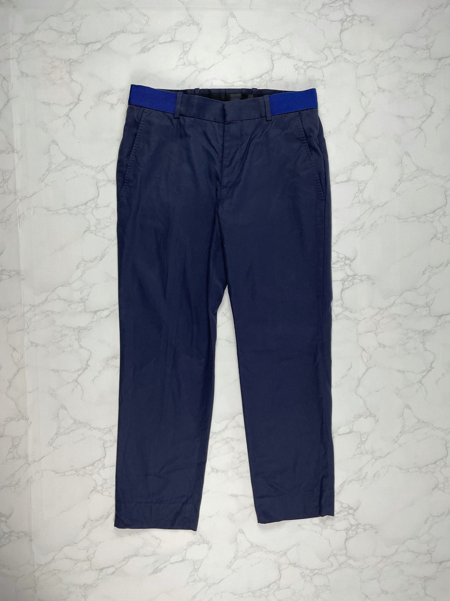 Alexander McQueen 🔥[SALE]🔥 Alexander McQueen Dark Navy Cropped Pants Size US 30 / EU 46 - 1 Thumbnail