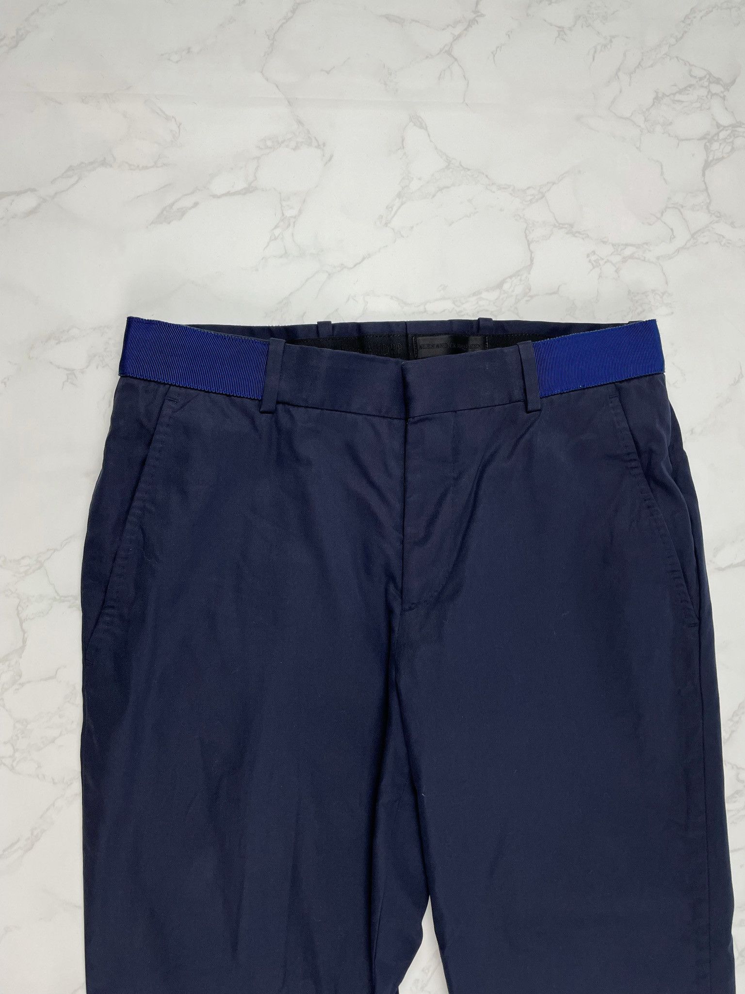 Alexander McQueen 🔥[SALE]🔥 Alexander McQueen Dark Navy Cropped Pants Size US 30 / EU 46 - 7 Thumbnail