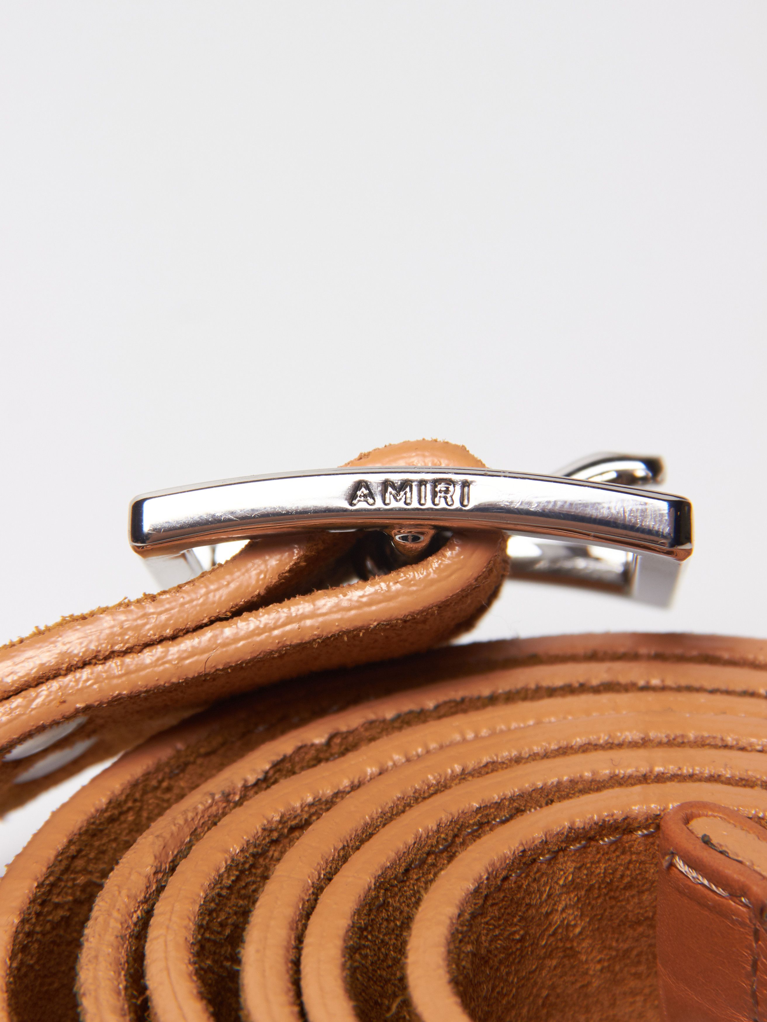 Amiri Sand Suede Belt Size ONE SIZE - 4 Thumbnail