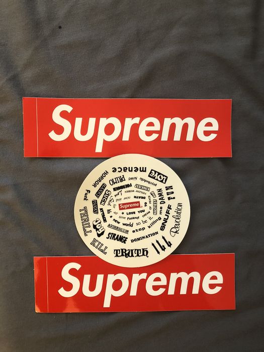 Supreme Supreme sticker set Grailed