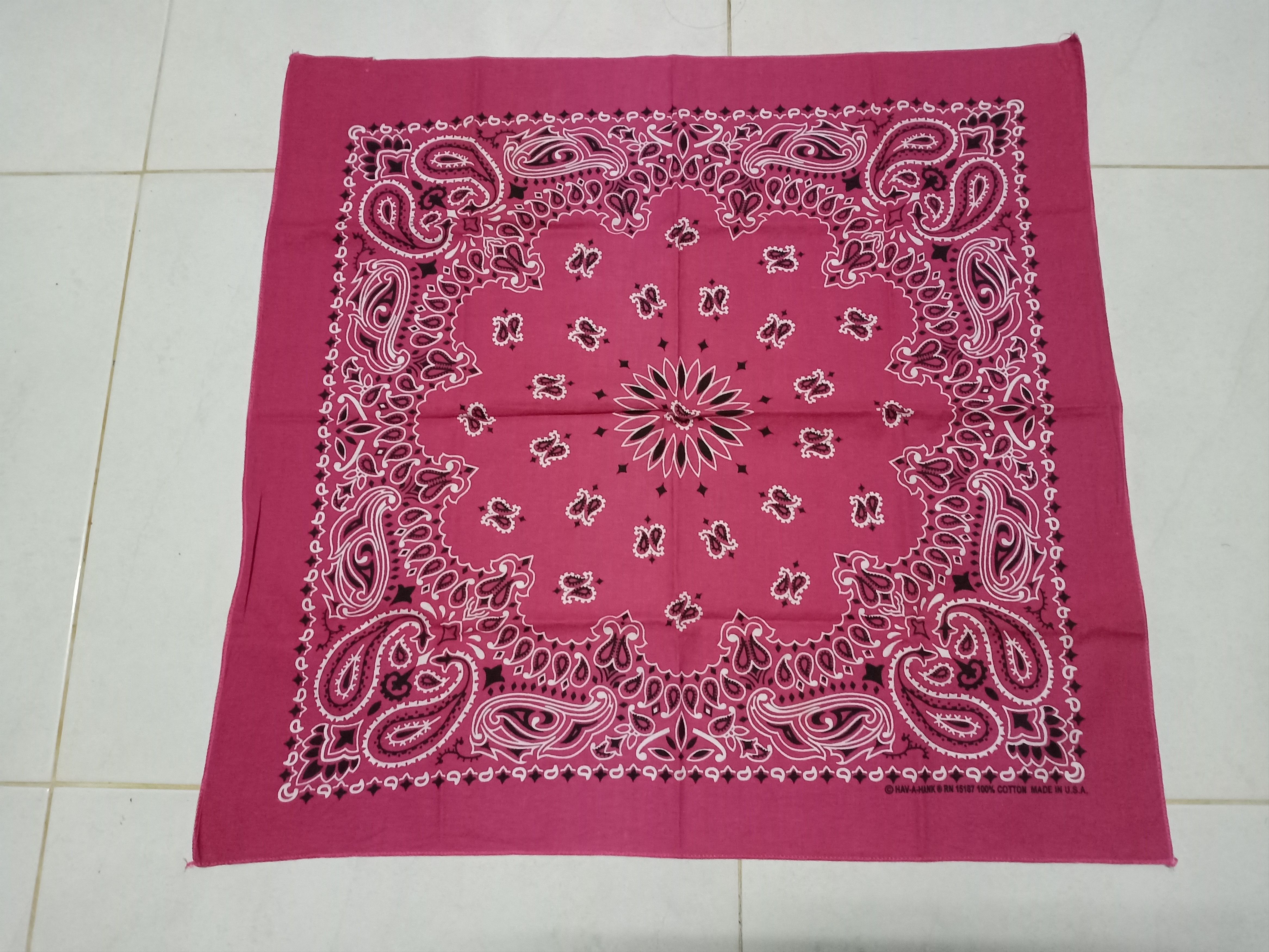 Vintage Vintage Bandana Paisley Hav-A-Hank Made In Usa Size ONE SIZE - 4 Thumbnail