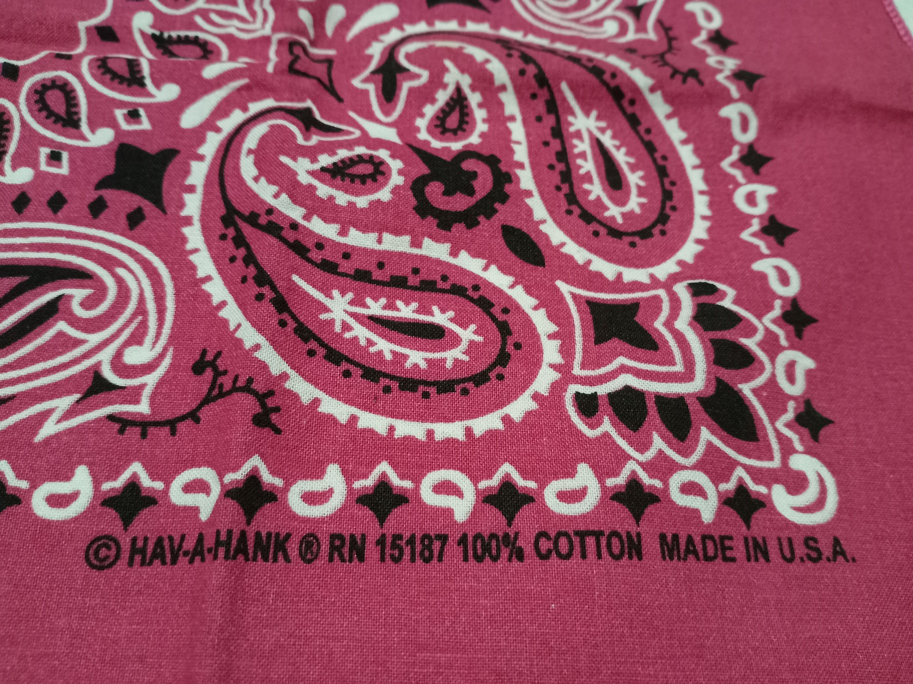 Vintage Vintage Bandana Paisley Hav-A-Hank Made In Usa Size ONE SIZE - 3 Thumbnail