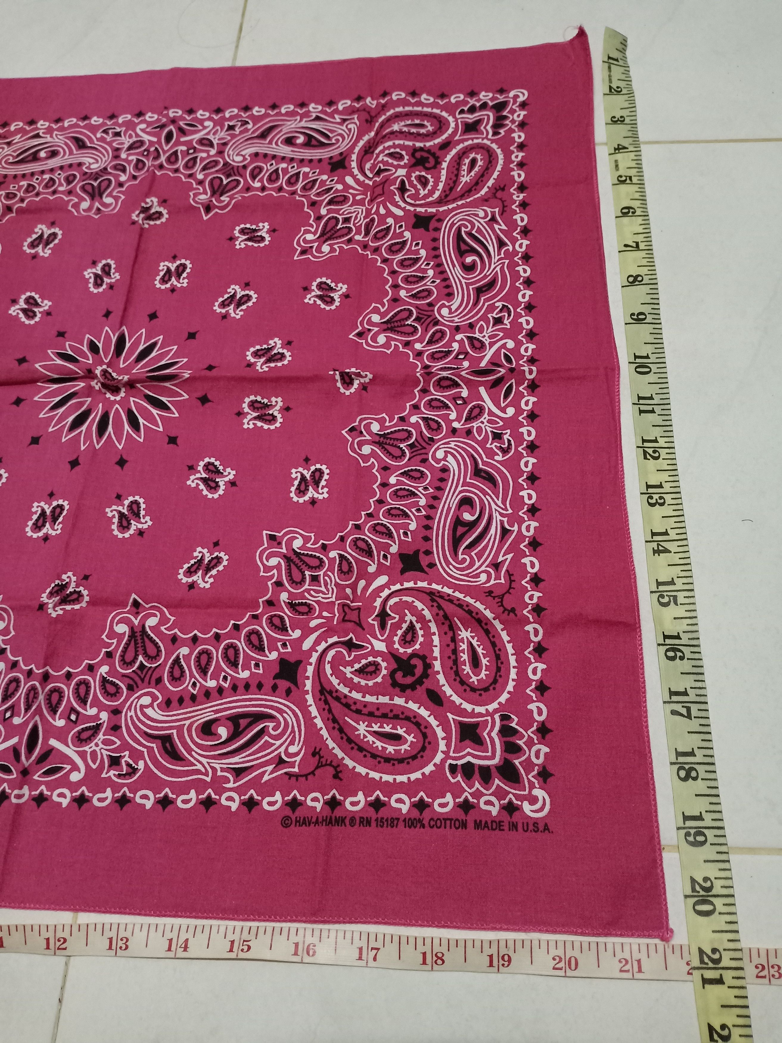 Vintage Vintage Bandana Paisley Hav-A-Hank Made In Usa Size ONE SIZE - 5 Thumbnail