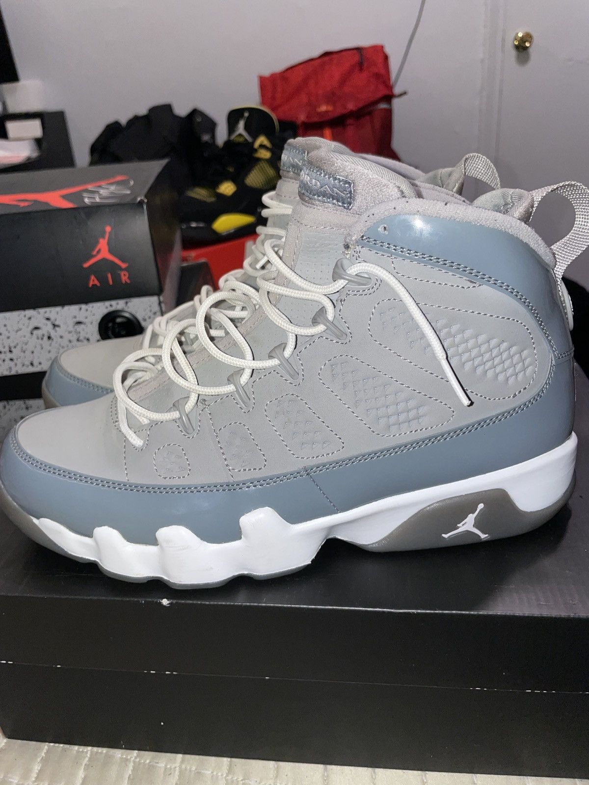 Jordan Brand Air Jordan 9 Retro 2012 Cool Grey 2012 Size US 8 / EU 41 - 3 Thumbnail