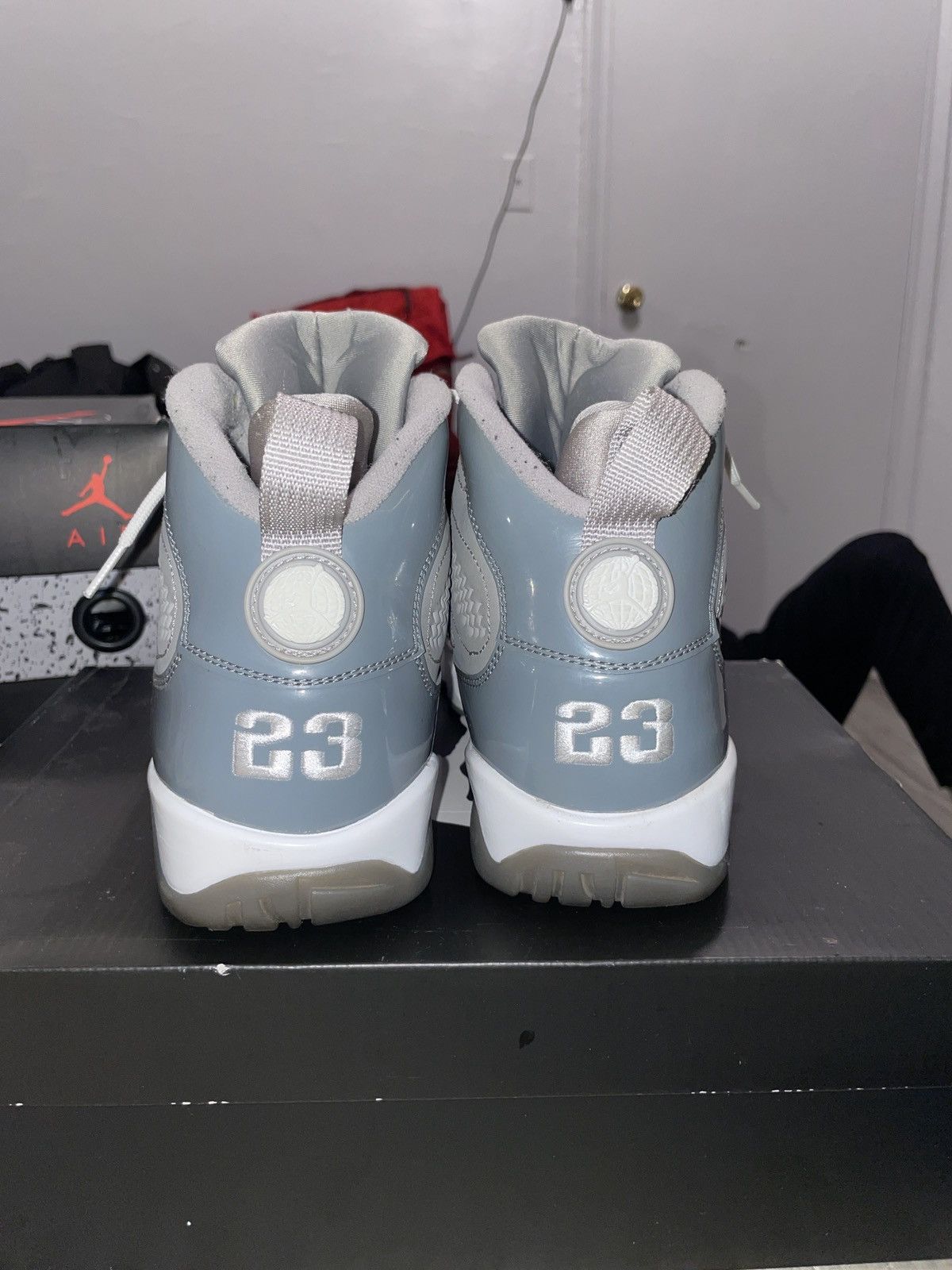 Jordan Brand Air Jordan 9 Retro 2012 Cool Grey 2012 Size US 8 / EU 41 - 2 Thumbnail