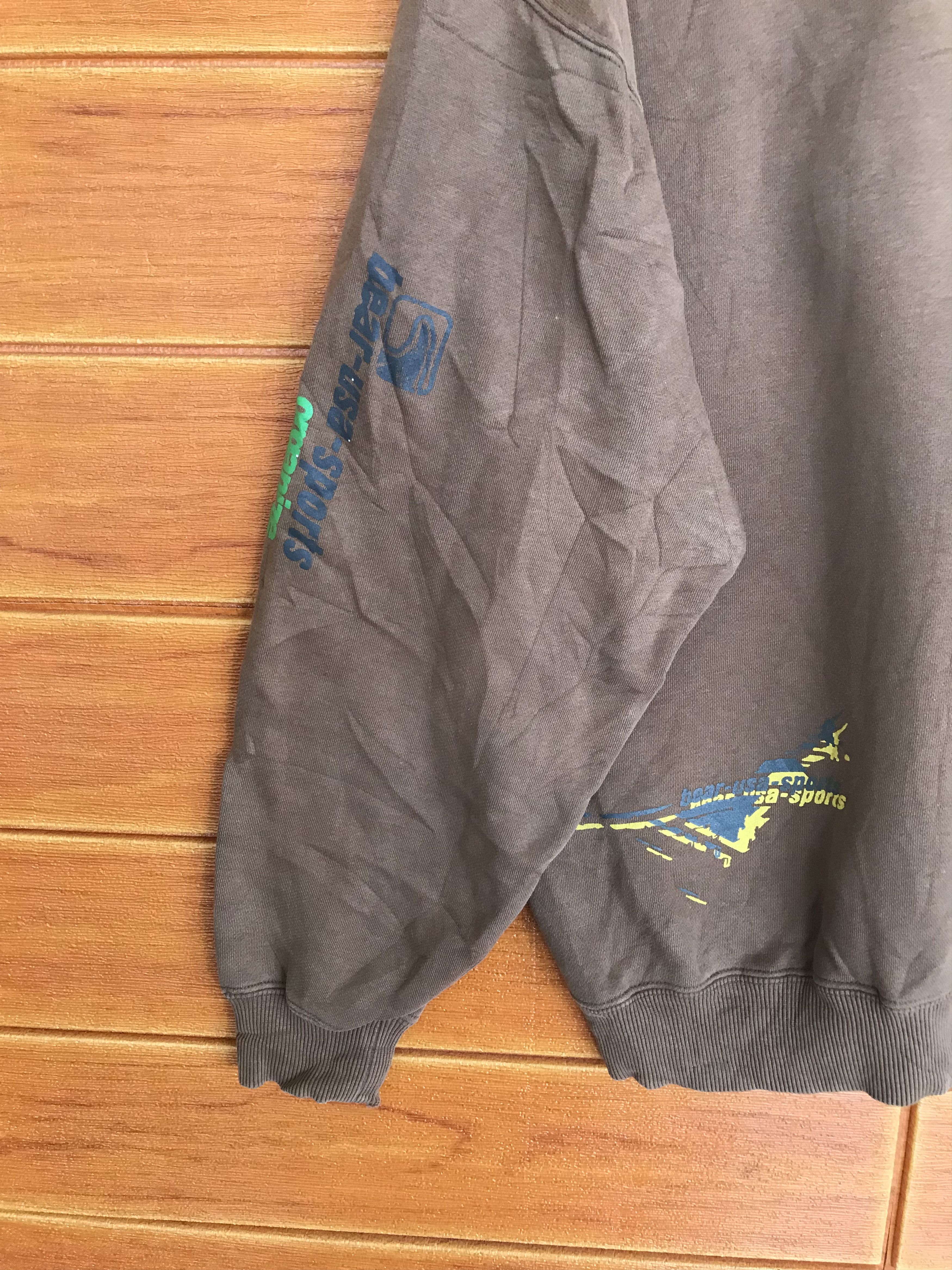 Vintage 90s Bear Usa Sport Sweatshirt