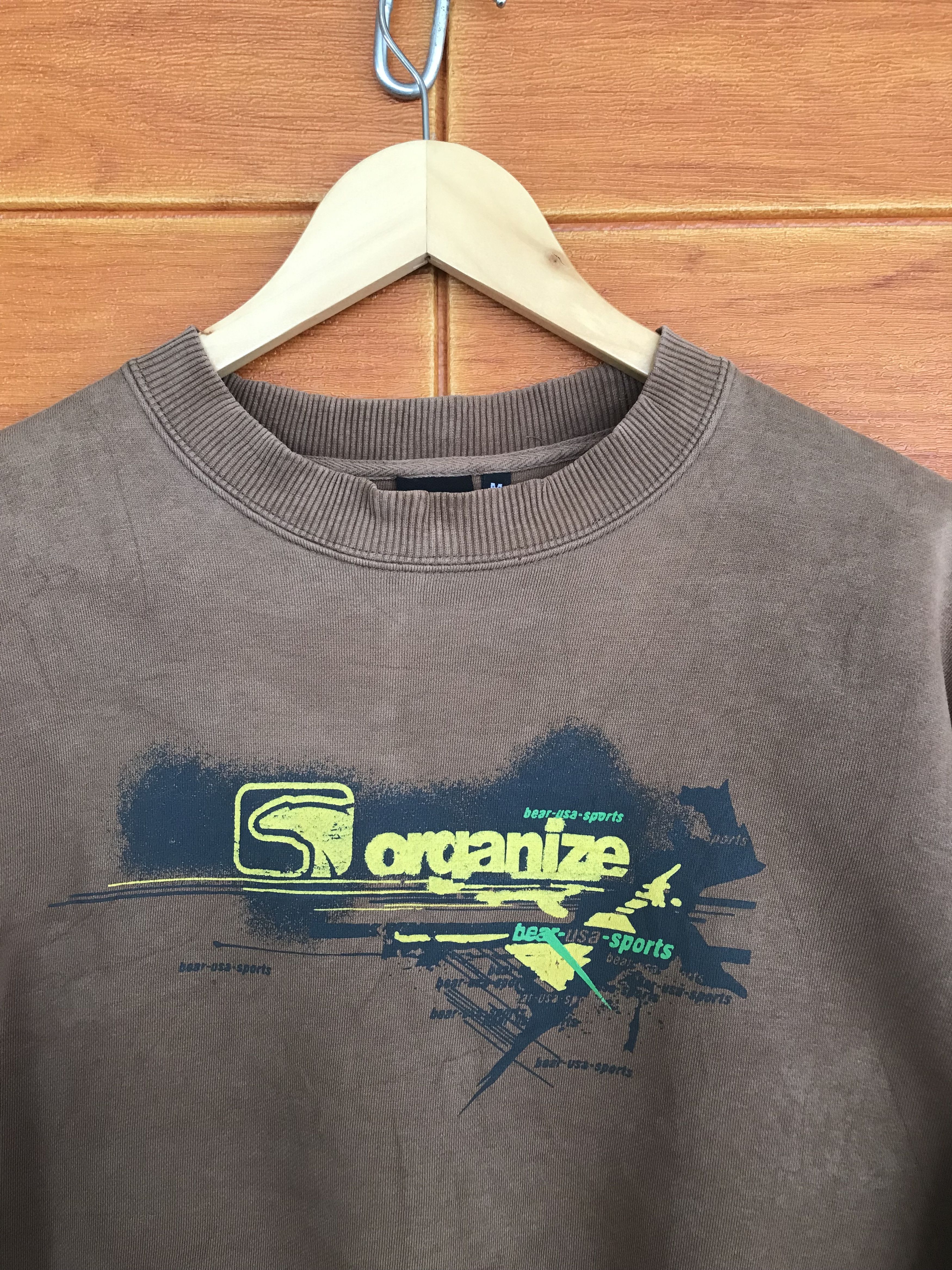 Vintage 90s Bear Usa Sport Sweatshirt