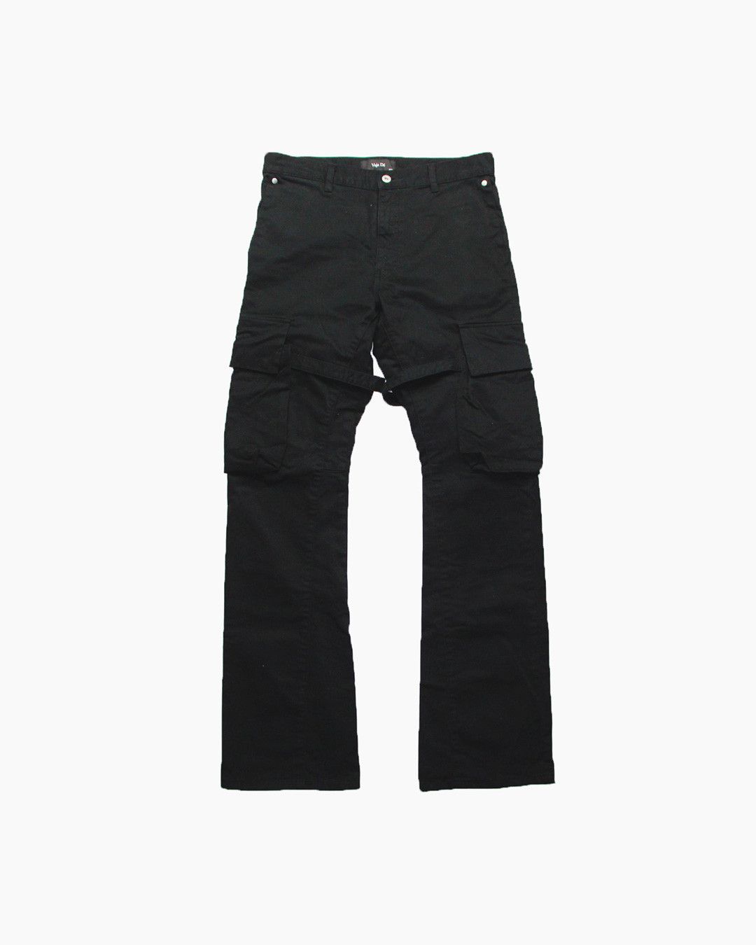 image of Vuja De Vuja Dé 003 Flared Cargo Pants 2.0 Size M in Black, Men's