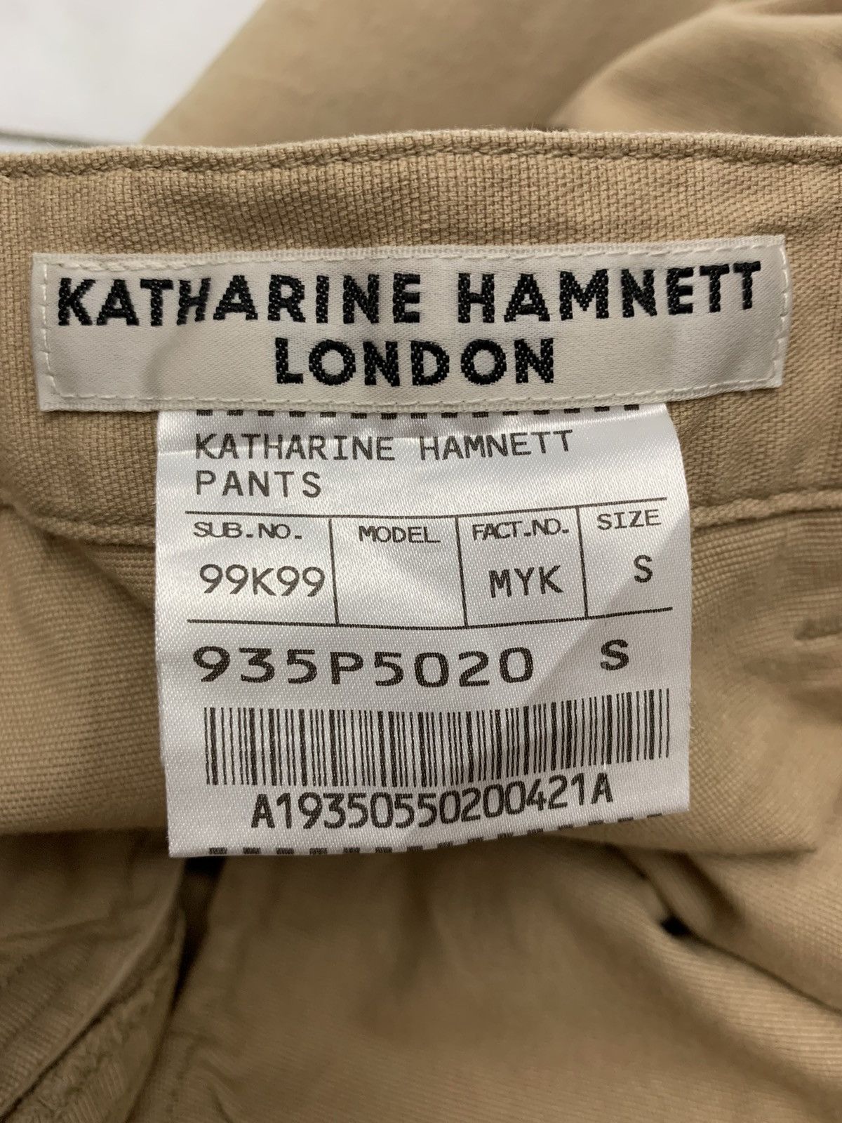 Designer Katharine hamnett London pants trouser zipper style skinny Size US 30 / EU 46 - 11 Thumbnail