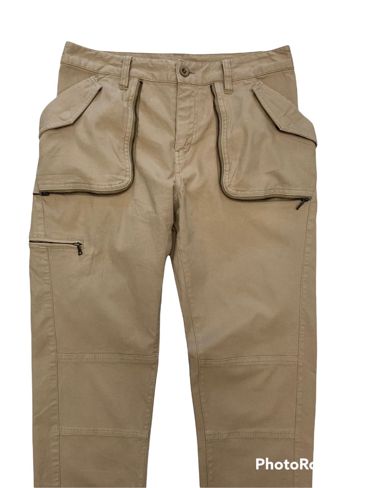 Designer Katharine hamnett London pants trouser zipper style skinny Size US 30 / EU 46 - 3 Thumbnail