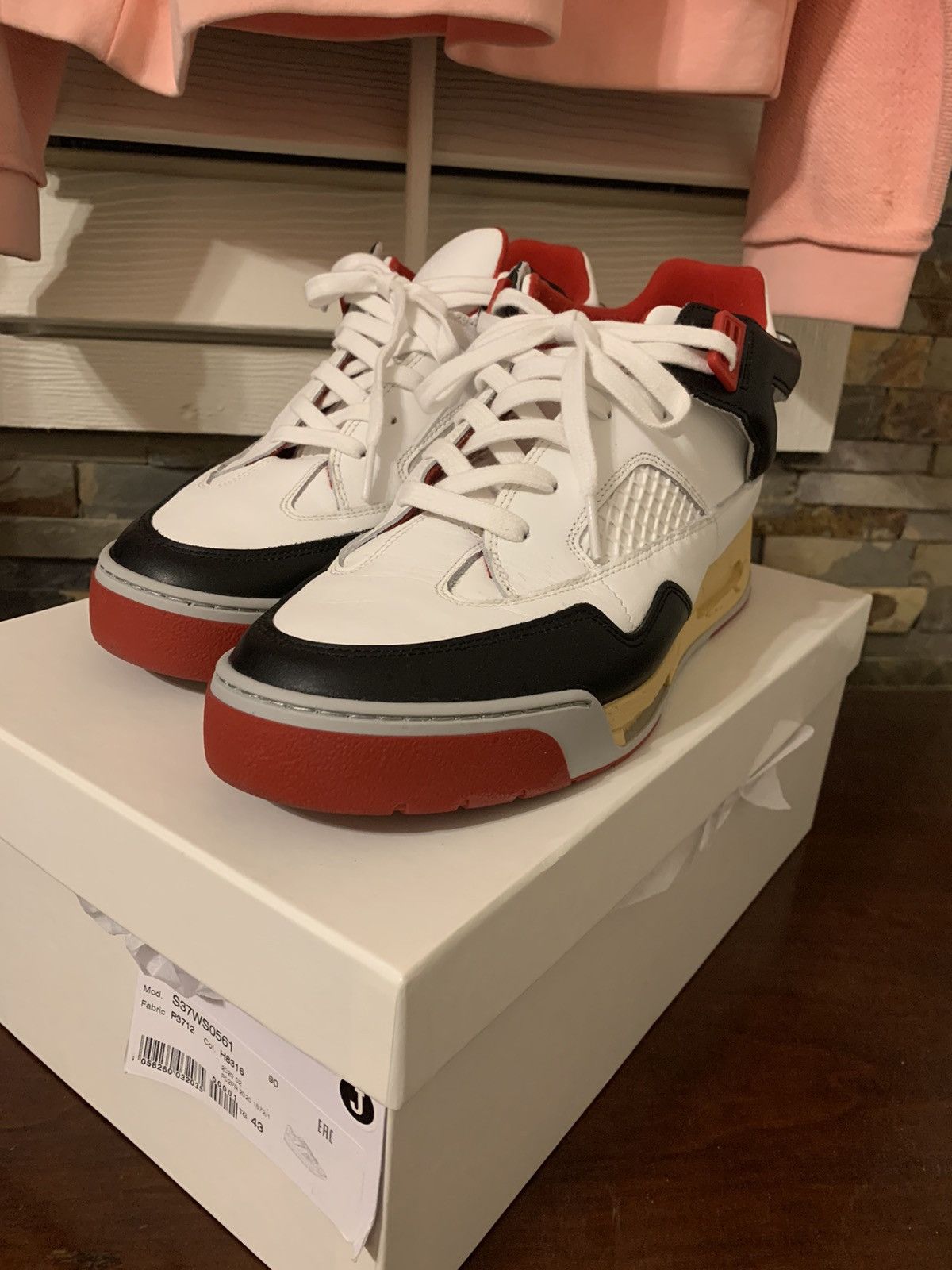 Maison Margiela Margiela Deadstock basket low red white | Grailed