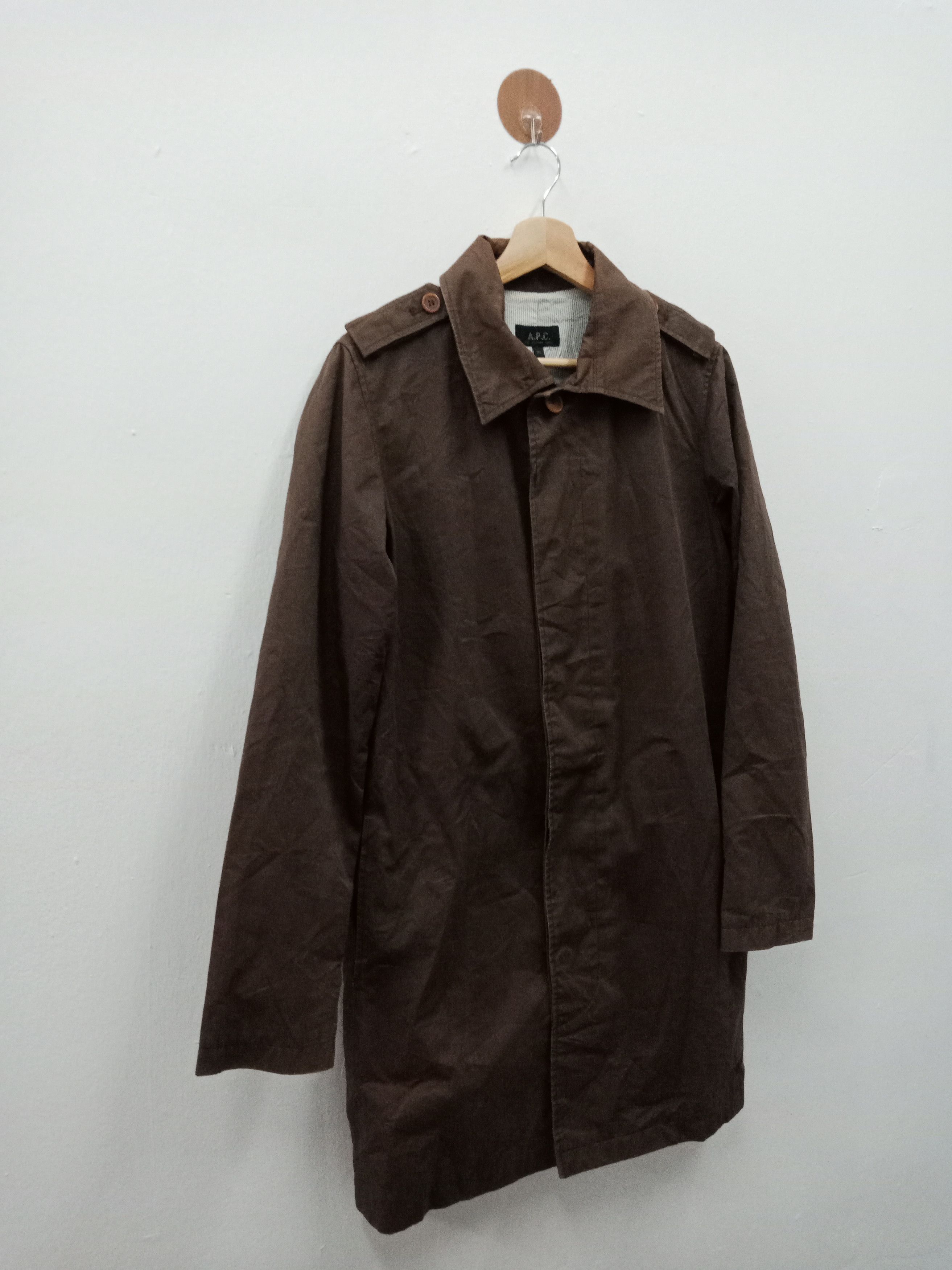 A.P.C. × Designer A.P.C. Dark Brown Long Jacket Size US M / EU 48-50 / 2 - 5 Thumbnail