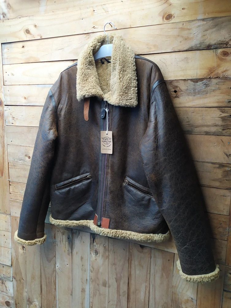 FEDELESS MILITARY INC LEATHER TYPE D1 FLIGHT JACKET