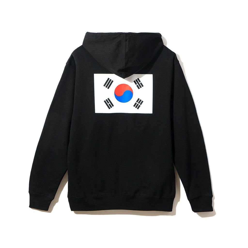 DS White ASSC Korean Flag The Drive Black Hoodie BAPE KITH