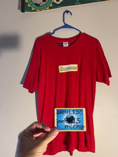 Red Supreme Box Logo T Shirt, Cheap Logo Supreme T Shirt Original -  Allsoymade