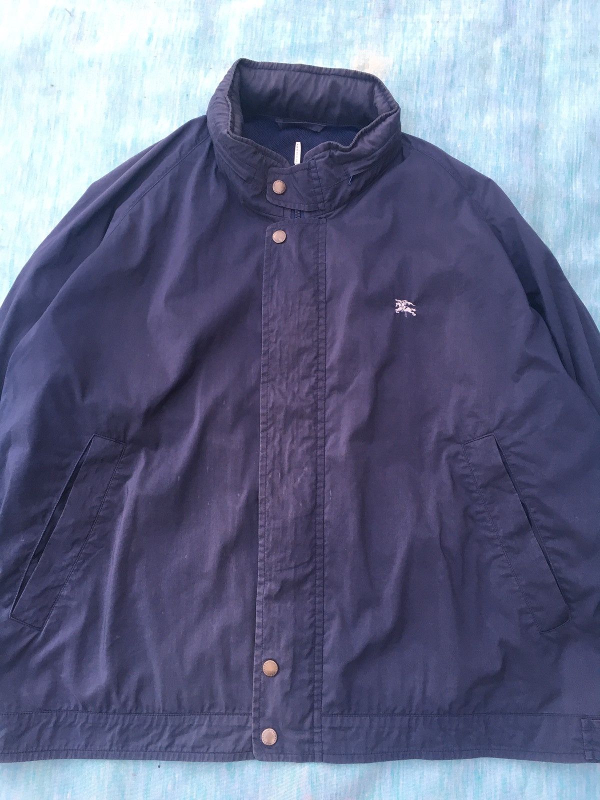 Burberry Vintage Burberry Light Jacket Bomber Style Jacket Size US L / EU 52-54 / 3 - 3 Thumbnail