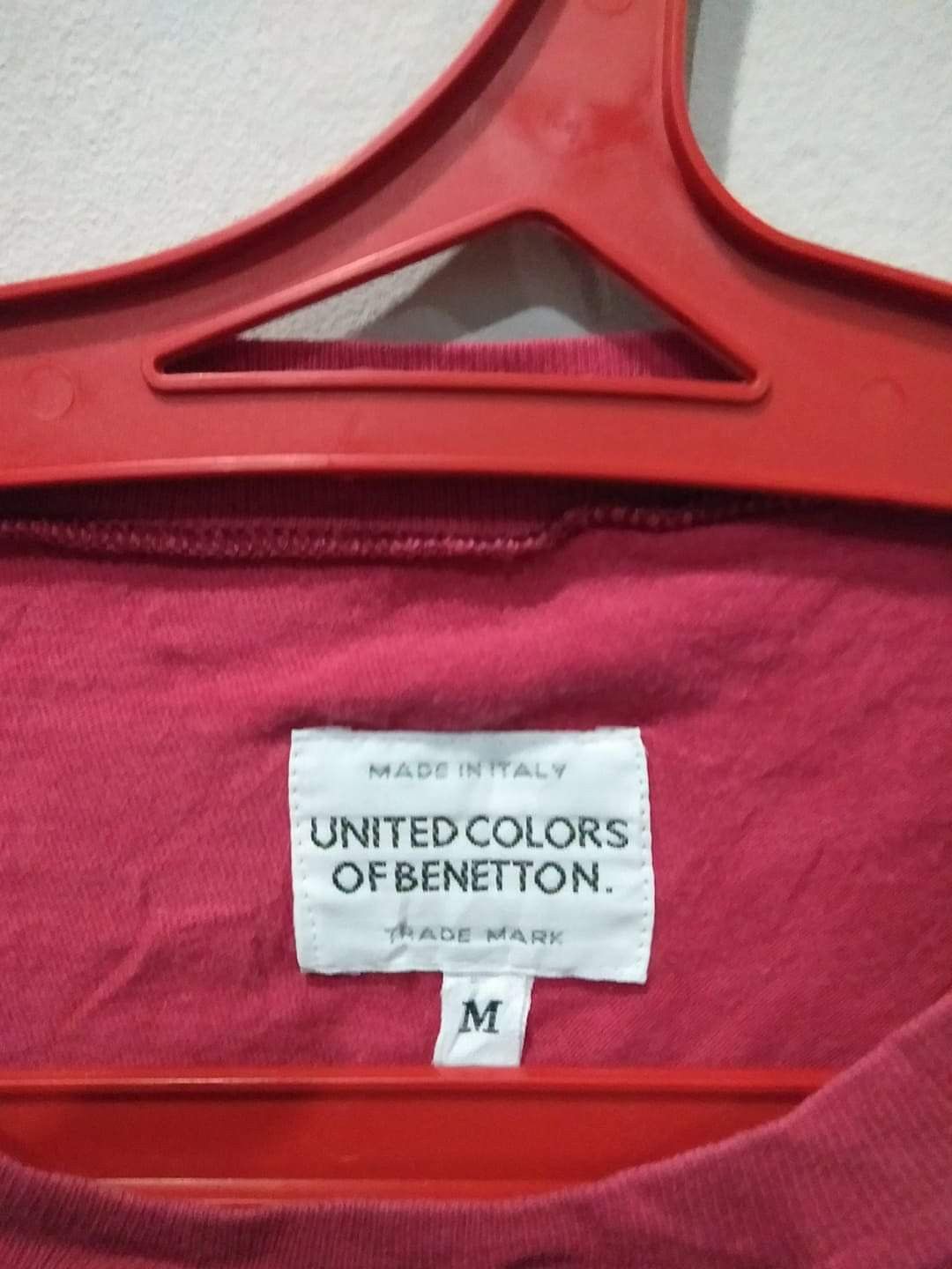 United Colors Of Benetton Vtg 90s United Colors Of Benetton Italy Tee Size US L / EU 52-54 / 3 - 3 Thumbnail