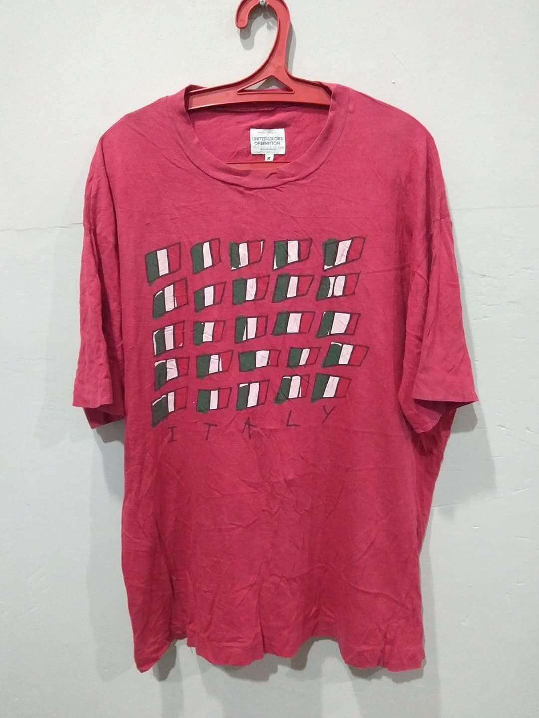 United Colors Of Benetton Vtg 90s United Colors Of Benetton Italy Tee Size US L / EU 52-54 / 3 - 1 Thumbnail