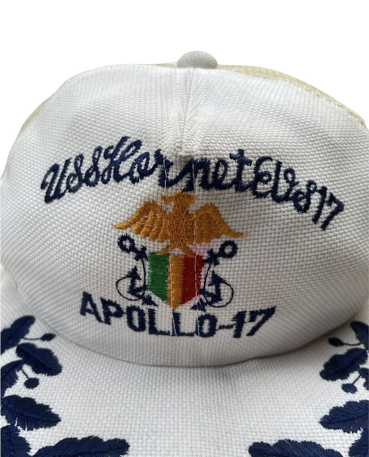 Vintage Vintage Uss Hornet EVS 17 Apollo 7 Trucker Cap Size ONE SIZE - 3 Thumbnail
