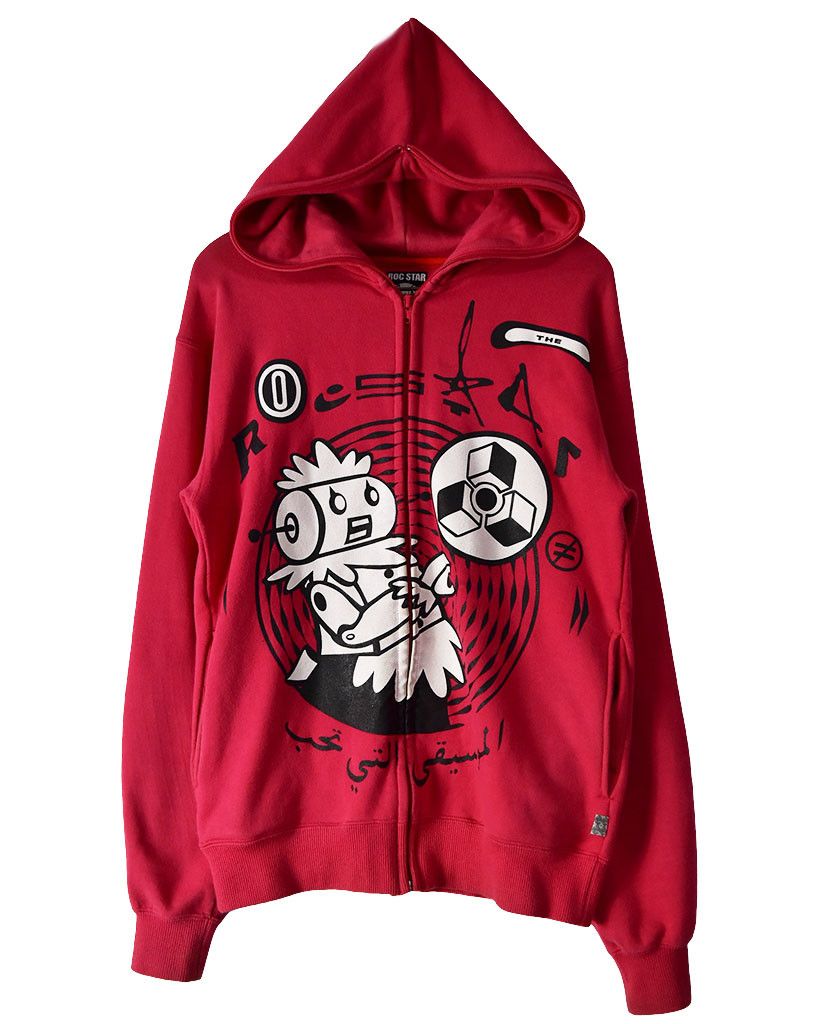 Japanese Brand Roc Star / Graphic Sweat Hooded / 11113 - 1229 36.5 Size US M / EU 48-50 / 2 - 1 Thumbnail