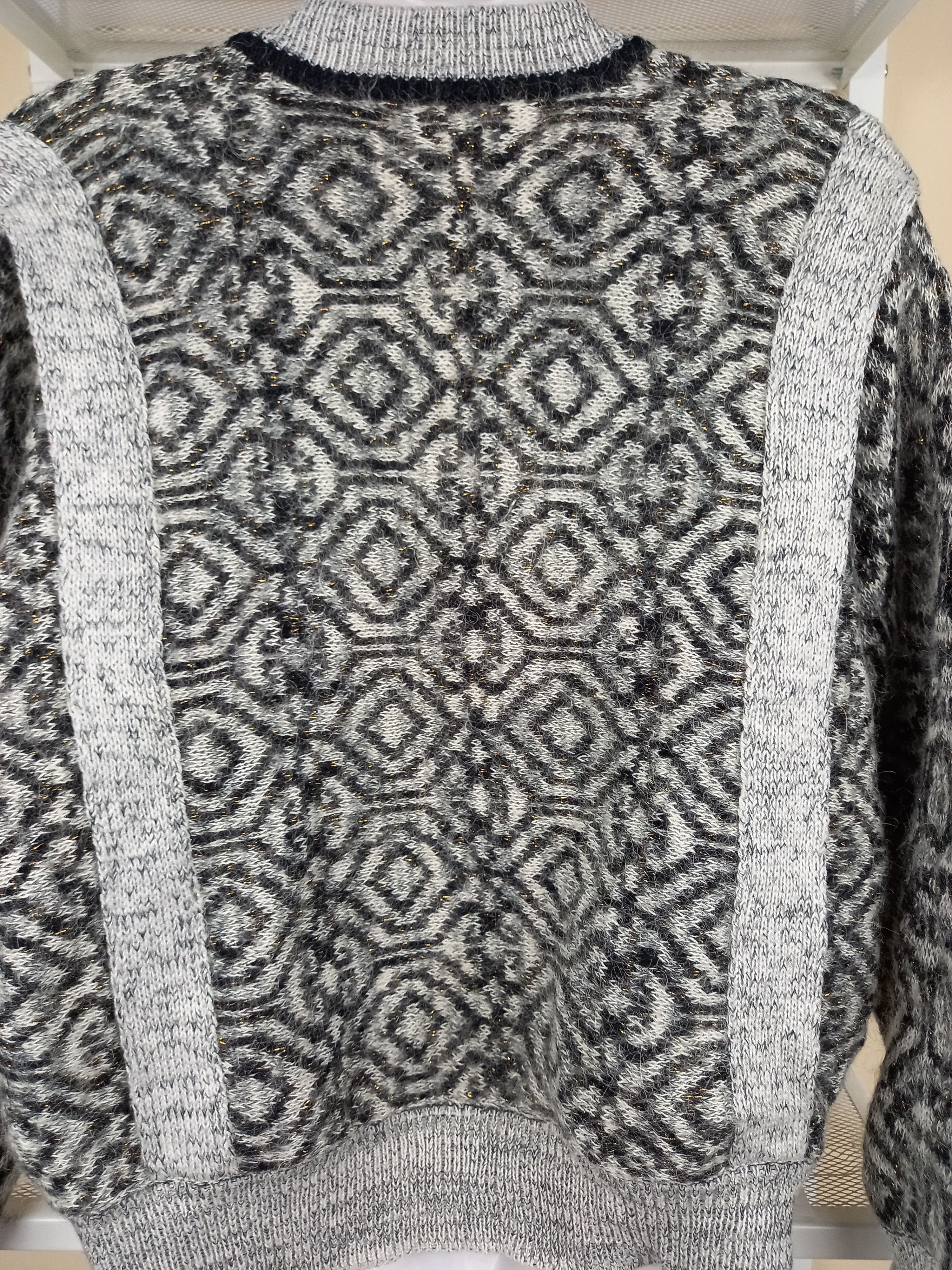 Aran Isles Knitwear × Designer × Other FULL DESIGN BUTTON UP KNIT Size US M / EU 48-50 / 2 - 13 Thumbnail