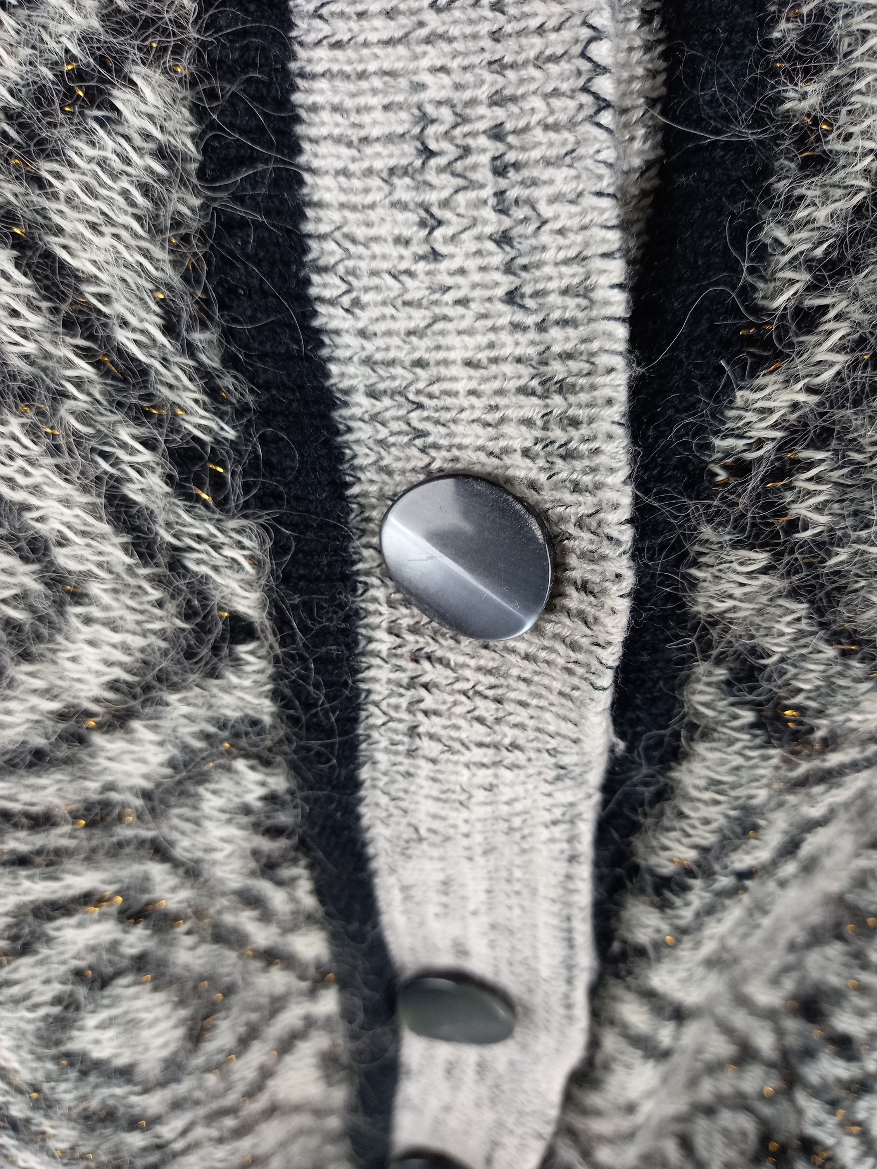 Aran Isles Knitwear × Designer × Other FULL DESIGN BUTTON UP KNIT Size US M / EU 48-50 / 2 - 9 Thumbnail