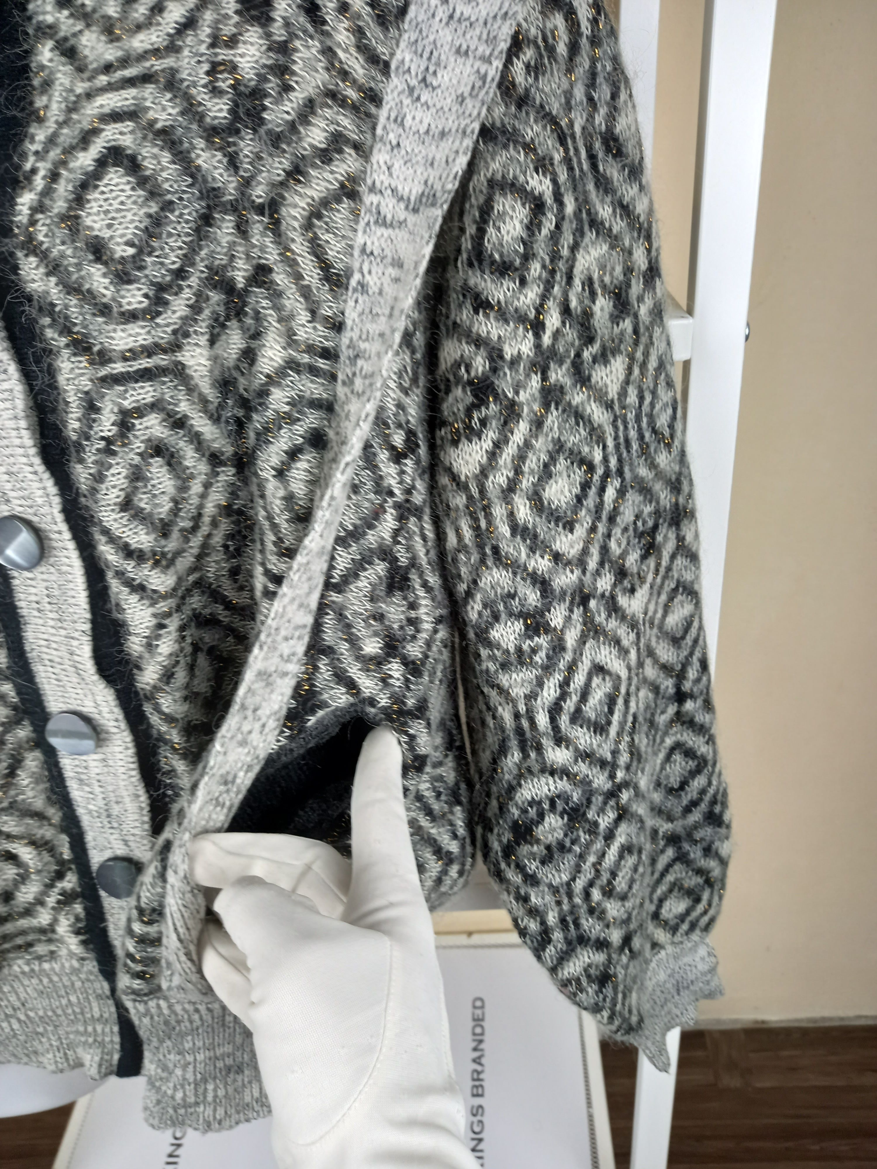 Aran Isles Knitwear × Designer × Other FULL DESIGN BUTTON UP KNIT Size US M / EU 48-50 / 2 - 6 Thumbnail