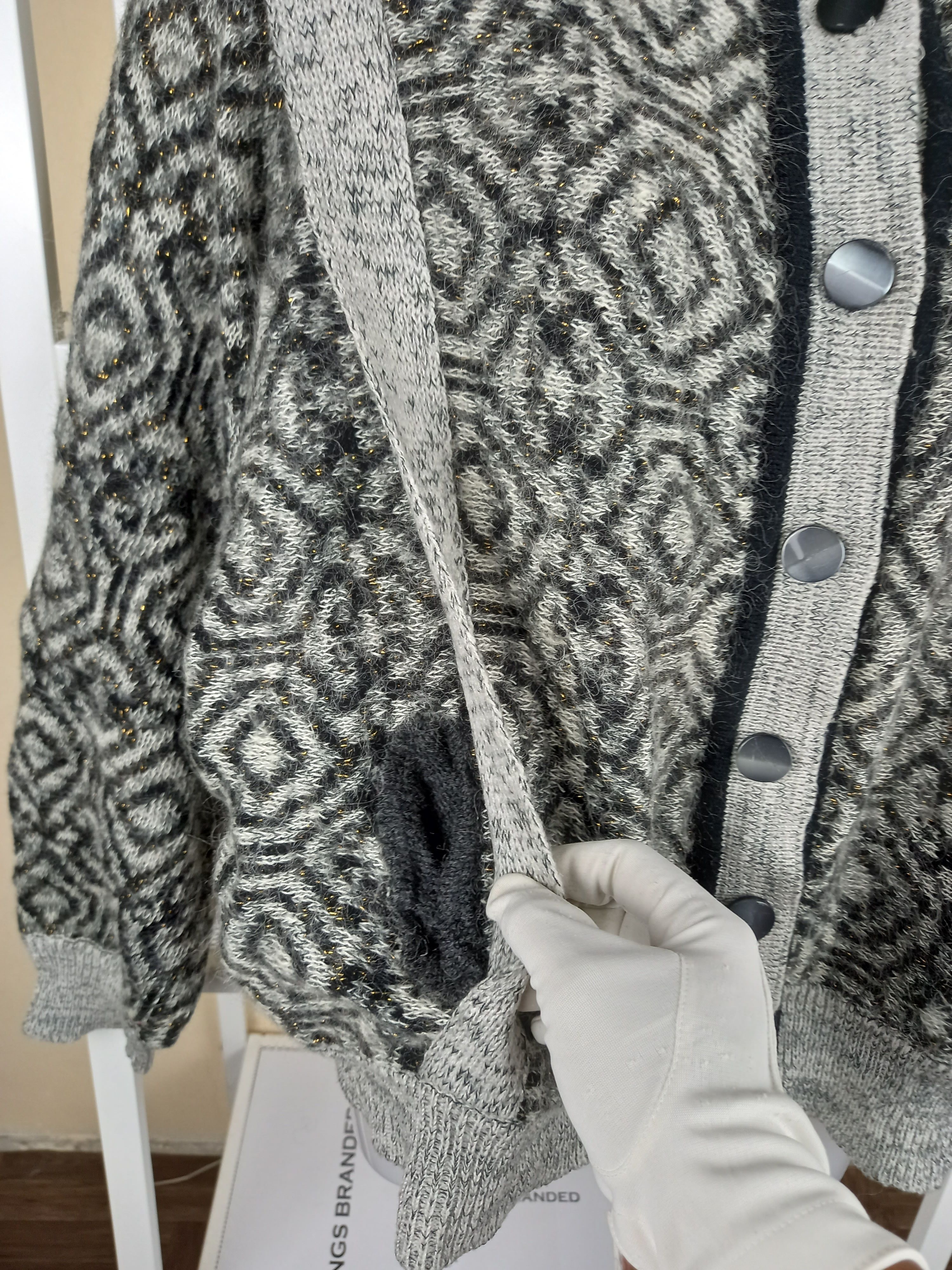 Aran Isles Knitwear × Designer × Other FULL DESIGN BUTTON UP KNIT Size US M / EU 48-50 / 2 - 7 Thumbnail