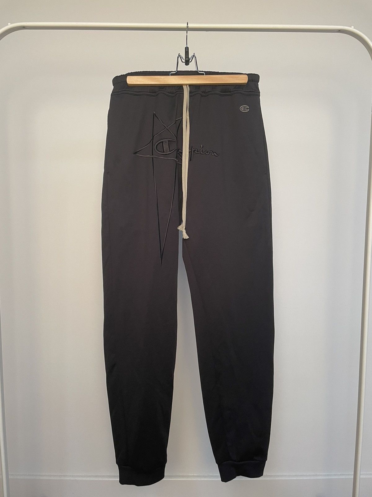 Champion Rick Owens x Champion Black Jogger Size US 36 / EU 52 - 1 Thumbnail