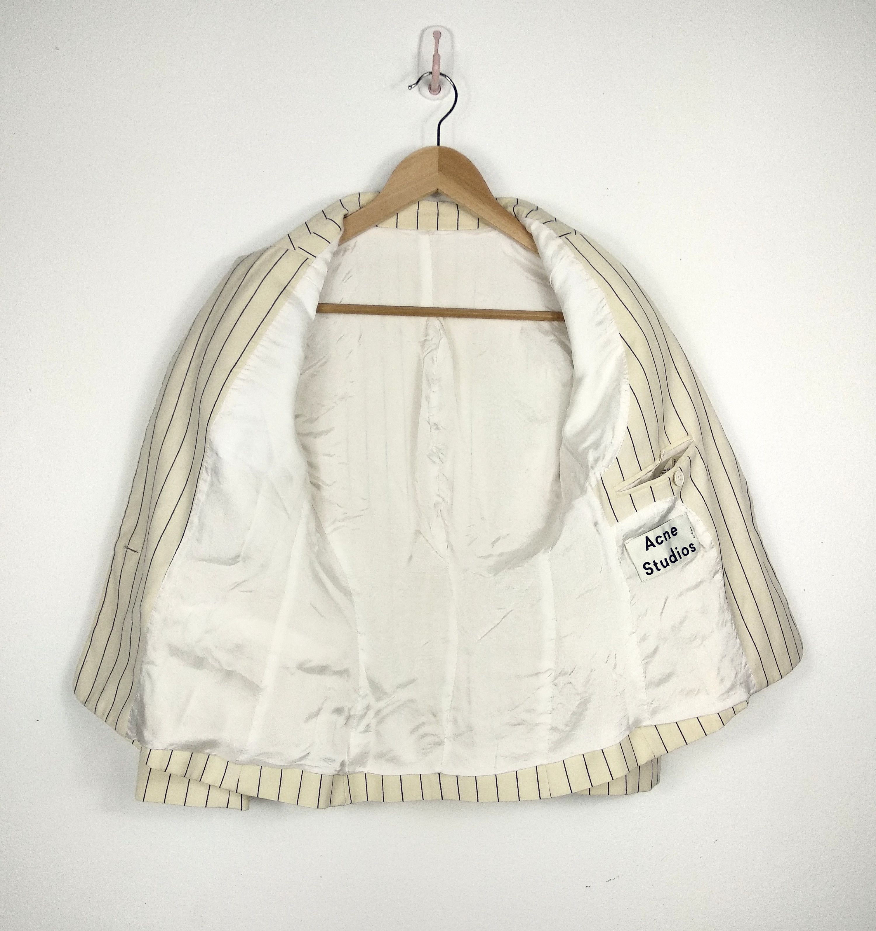 Acne Studios Acne Studios White wool Blazer Size XS / US 0-2 / IT 36-38 - 3 Thumbnail