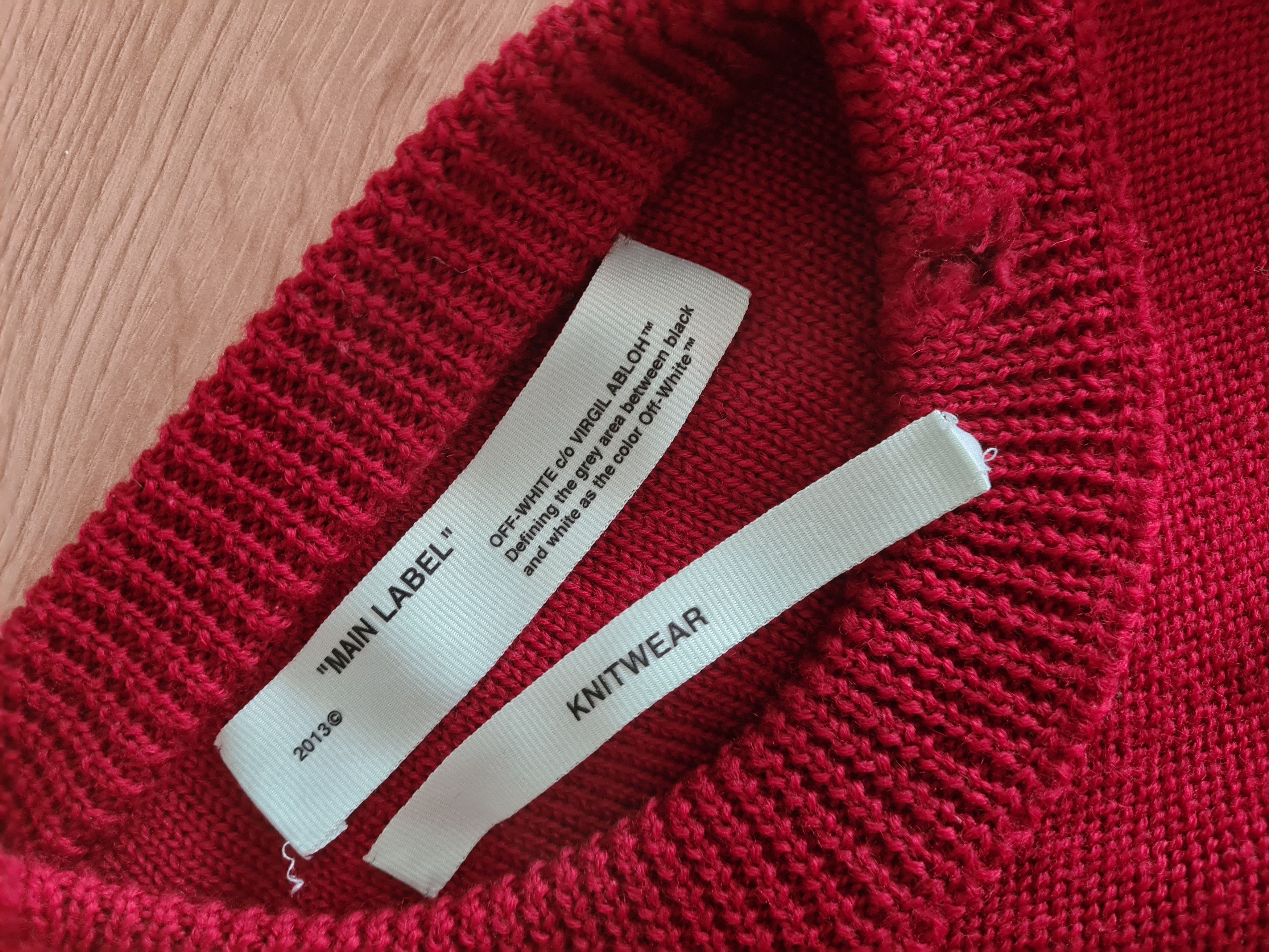 Off-White Off-White Logo Knit Sweater Size US M / EU 48-50 / 2 - 5 Thumbnail