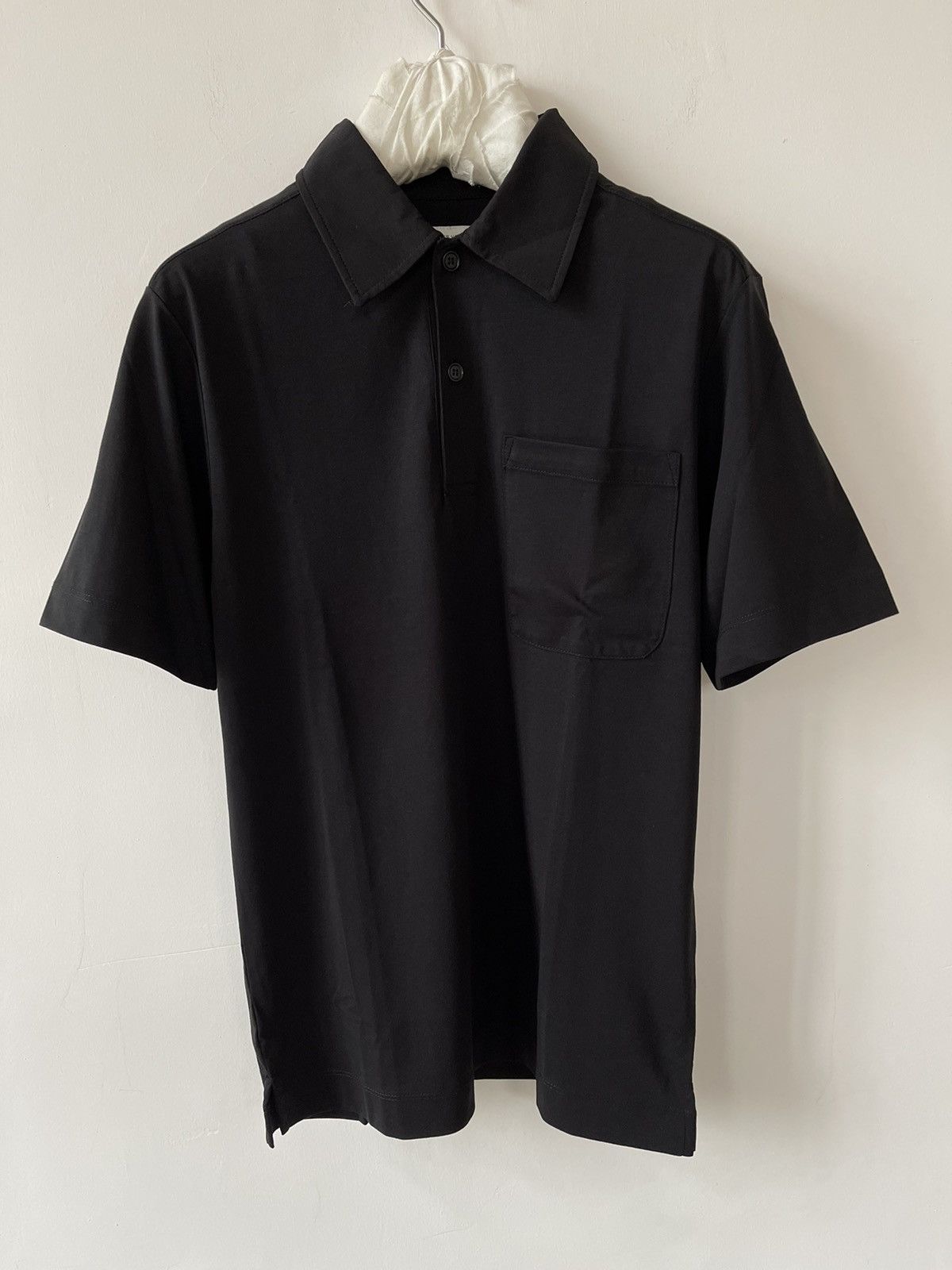 Dries Van Noten Dries Van Noten black cotton jersey polo Size US S / EU 44-46 / 1 - 2 Thumbnail