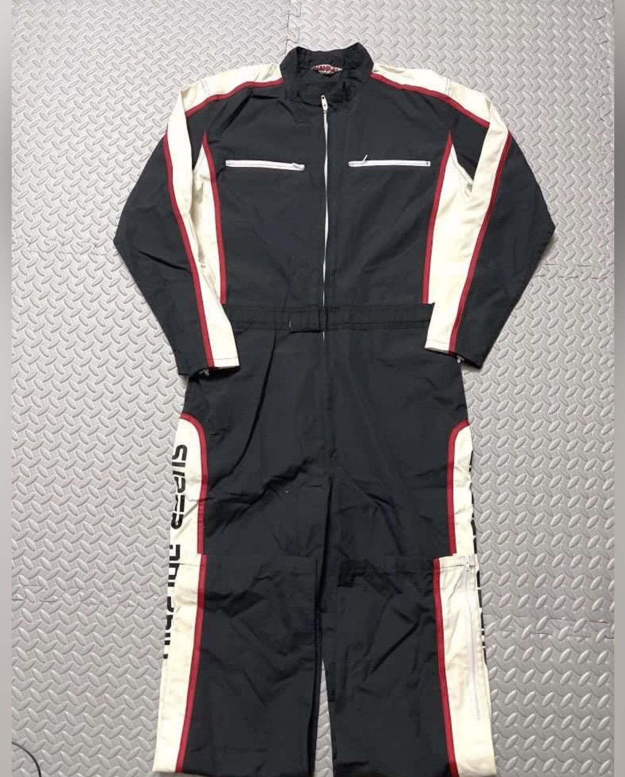 Vintage NANKAI X SUPER DOLPHIN X WINDY racing overalls