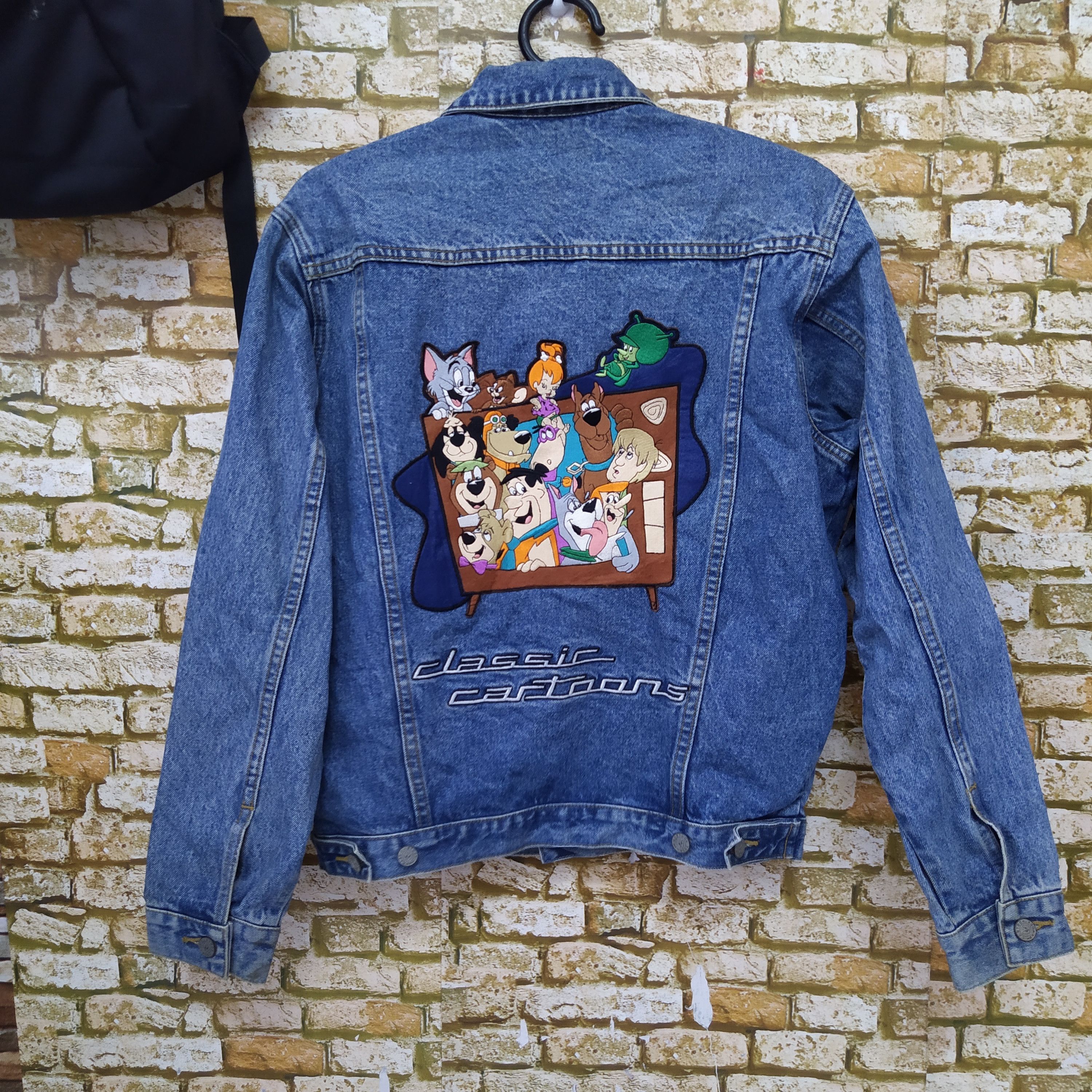 Cartoon Network × Vintage × Warner Bros 1997 WARNER BROS CLASSIC CARTOON Flintstones JACKET (D143) Size US S / EU 44-46 / 1 - 1 Thumbnail