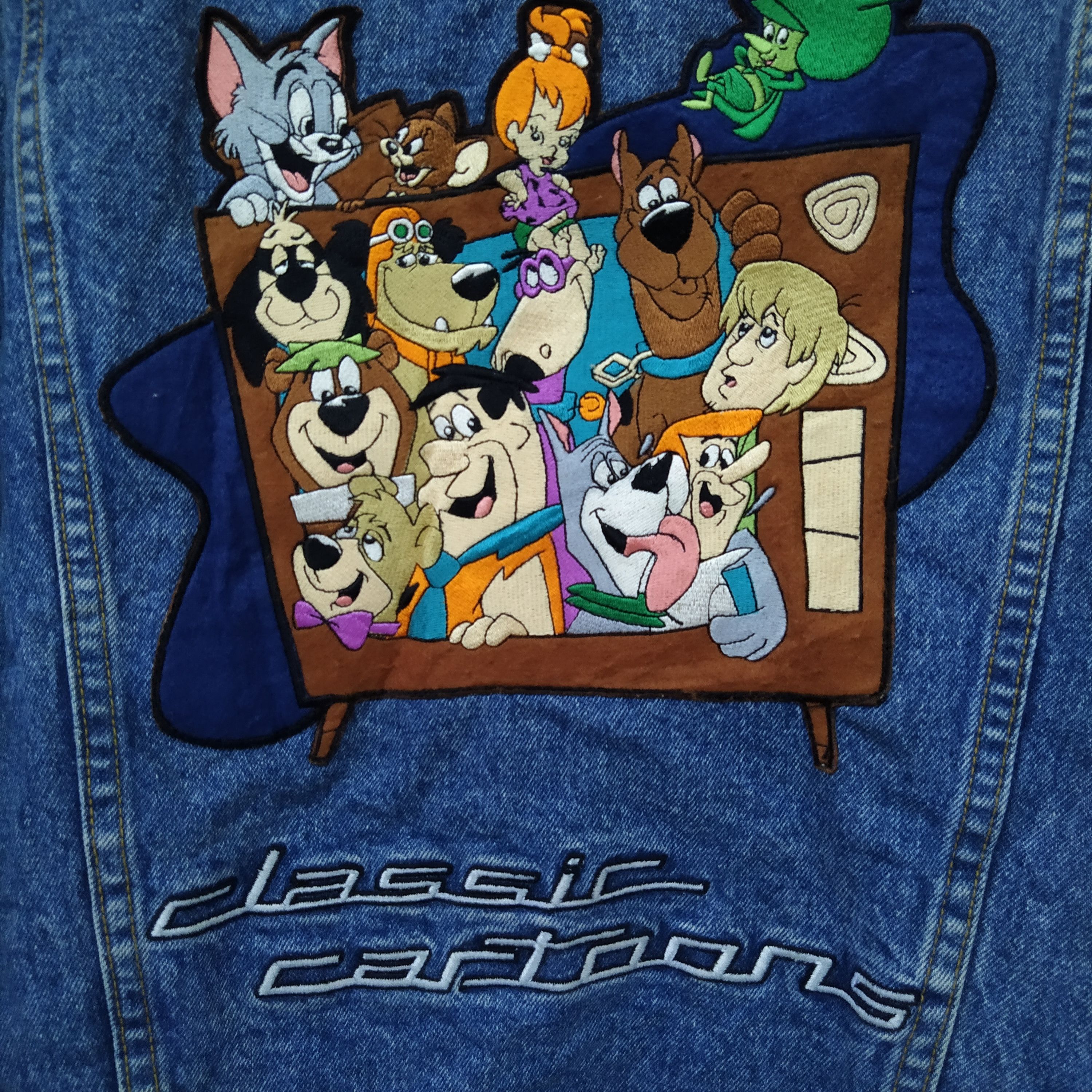 Cartoon Network × Vintage × Warner Bros 1997 WARNER BROS CLASSIC CARTOON Flintstones JACKET (D143) Size US S / EU 44-46 / 1 - 2 Thumbnail