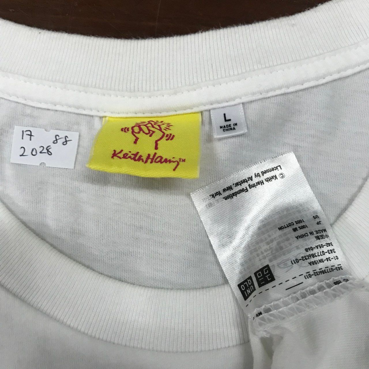 Japanese Brand × Keith Haring × Vintage 🔥 Vintage KEITH HARING Single Pocket Art Design T-shirt Size US M / EU 48-50 / 2 - 4 Thumbnail