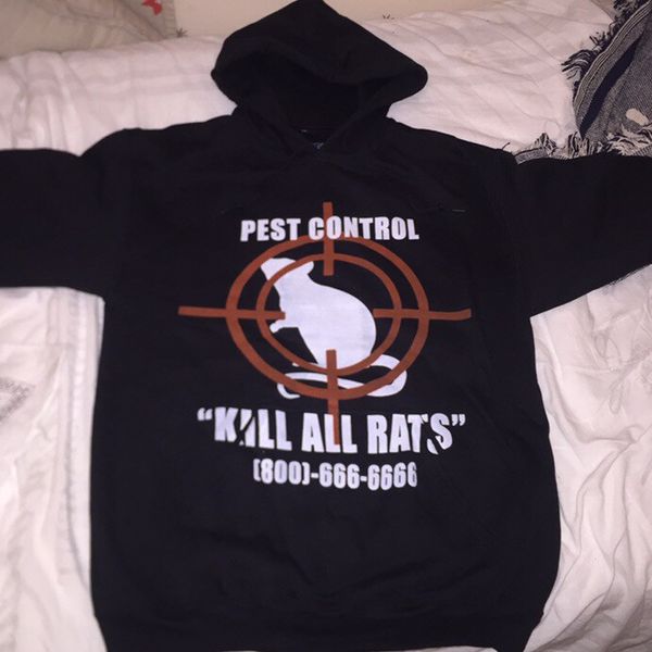 Vintage RARE CITY MORGUE HOODIE PEST CONTROL Grailed