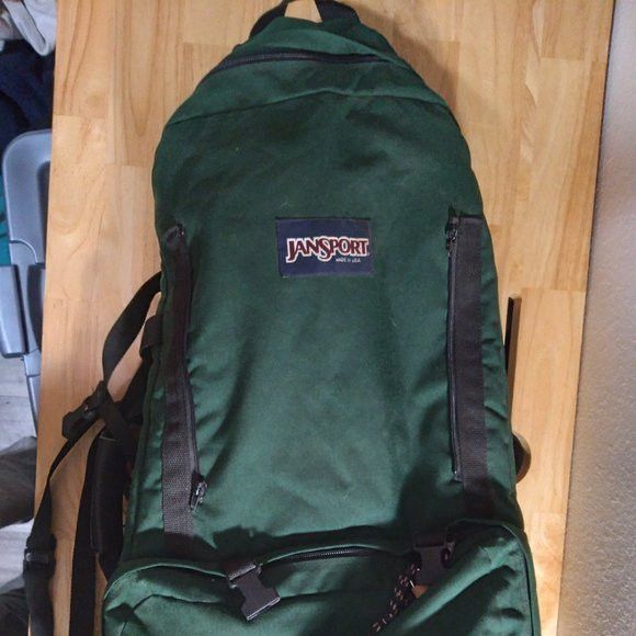 Vintage Vintage Jansport Large Backpack Duffel Bag Hiking Camping Grailed