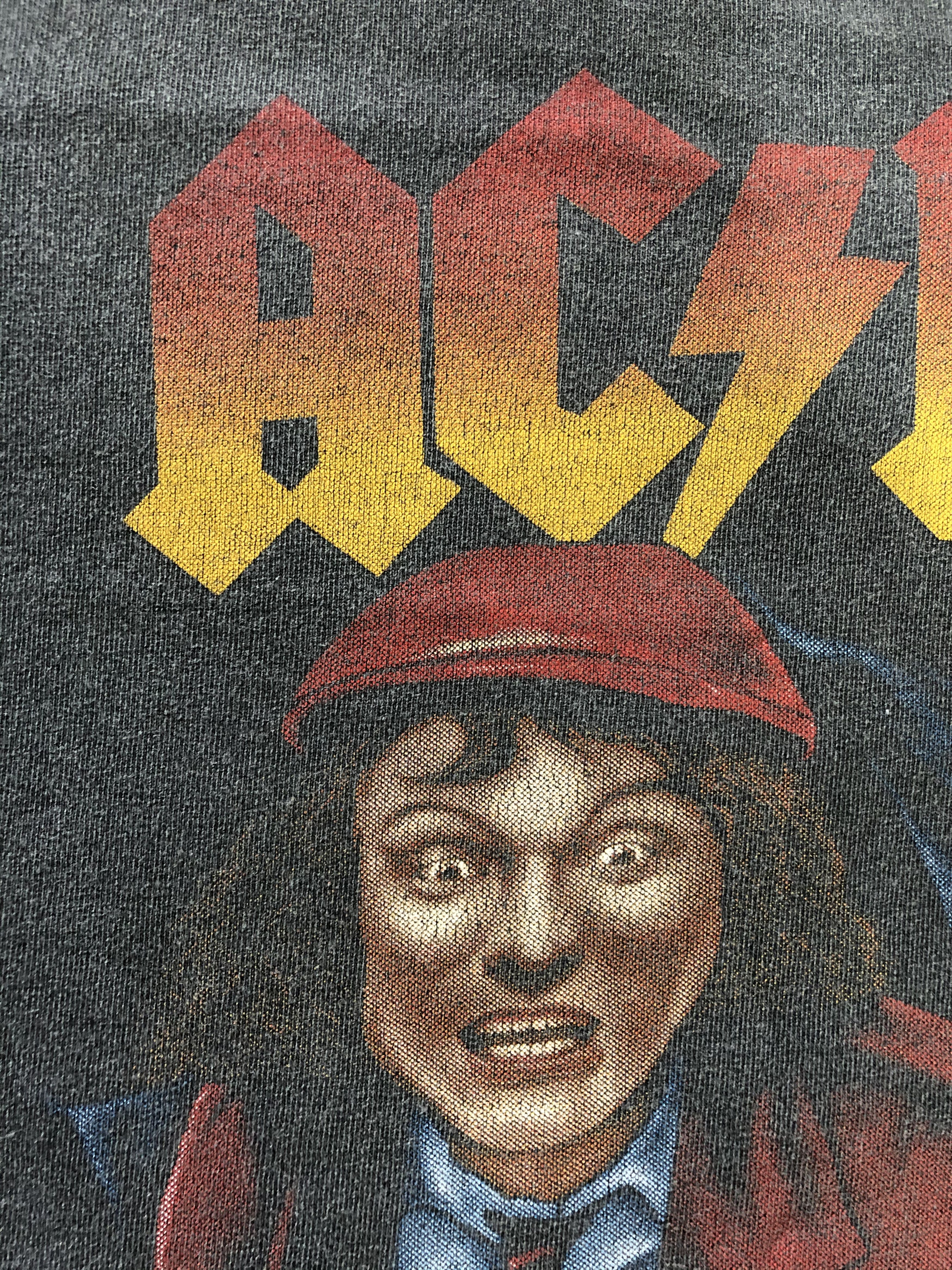 Band Tees Vintage 90s AC/DC double stitch (Guns N' Roses Pink Floyd) Size US L / EU 52-54 / 3 - 7 Thumbnail