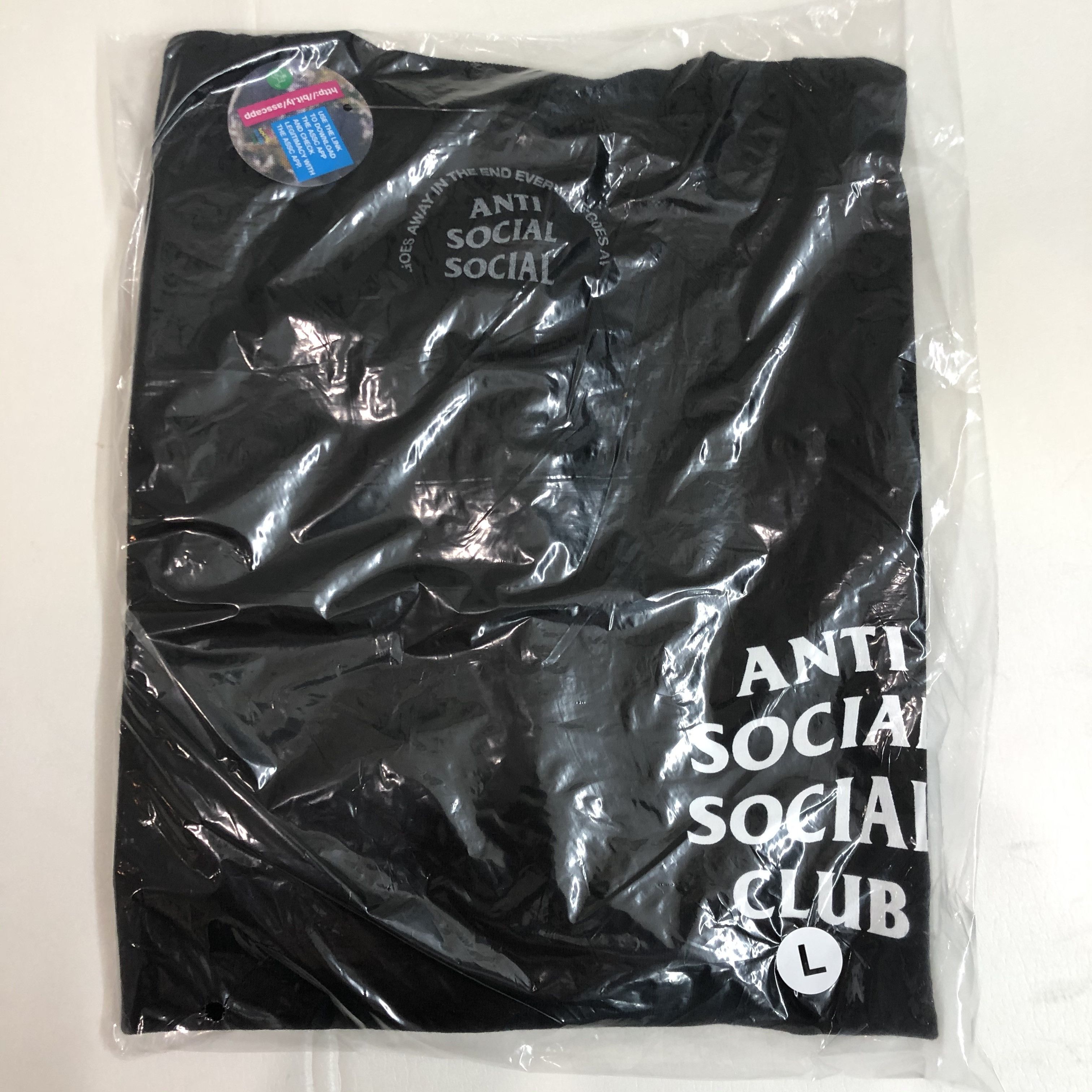 Anti Social Social Club DS White ASSC KKOCH Black Tee KKOTCH BAPE KITH KAWS FTP FOG Size US L / EU 52-54 / 3 - 3 Thumbnail