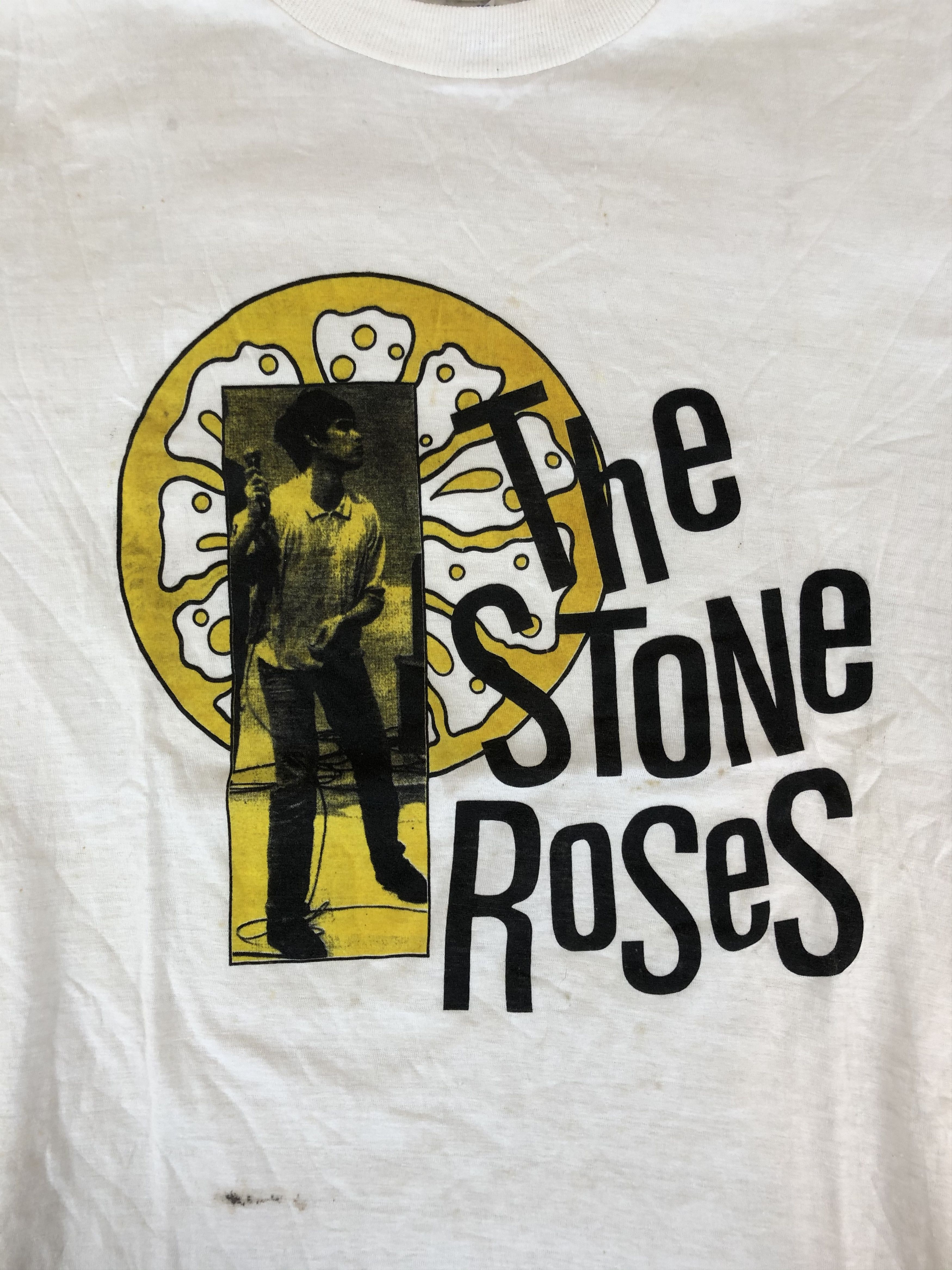 Band Tees Vintage 80s The Stone Roses (New Order Happy Mondays) Size US M / EU 48-50 / 2 - 7 Thumbnail