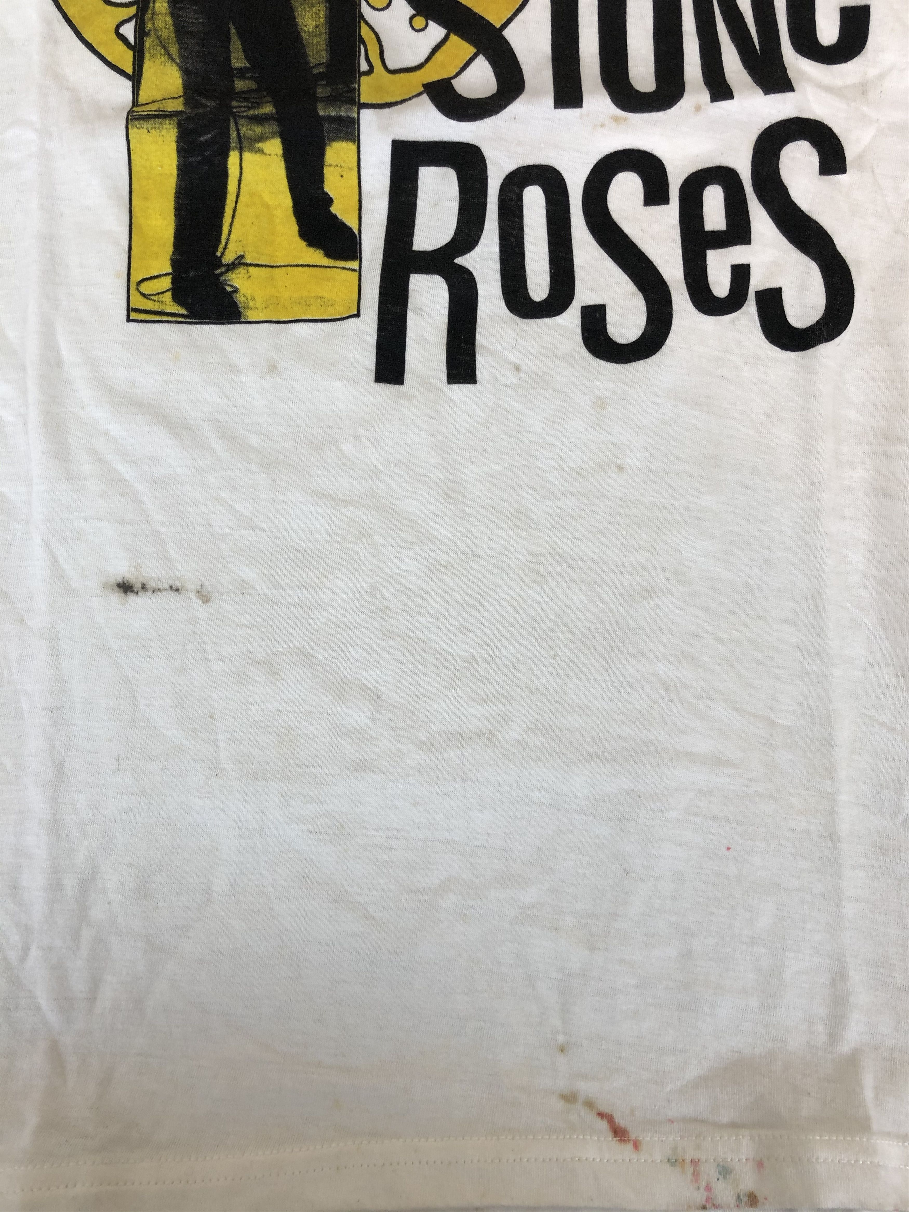 Band Tees Vintage 80s The Stone Roses (New Order Happy Mondays) Size US M / EU 48-50 / 2 - 12 Thumbnail