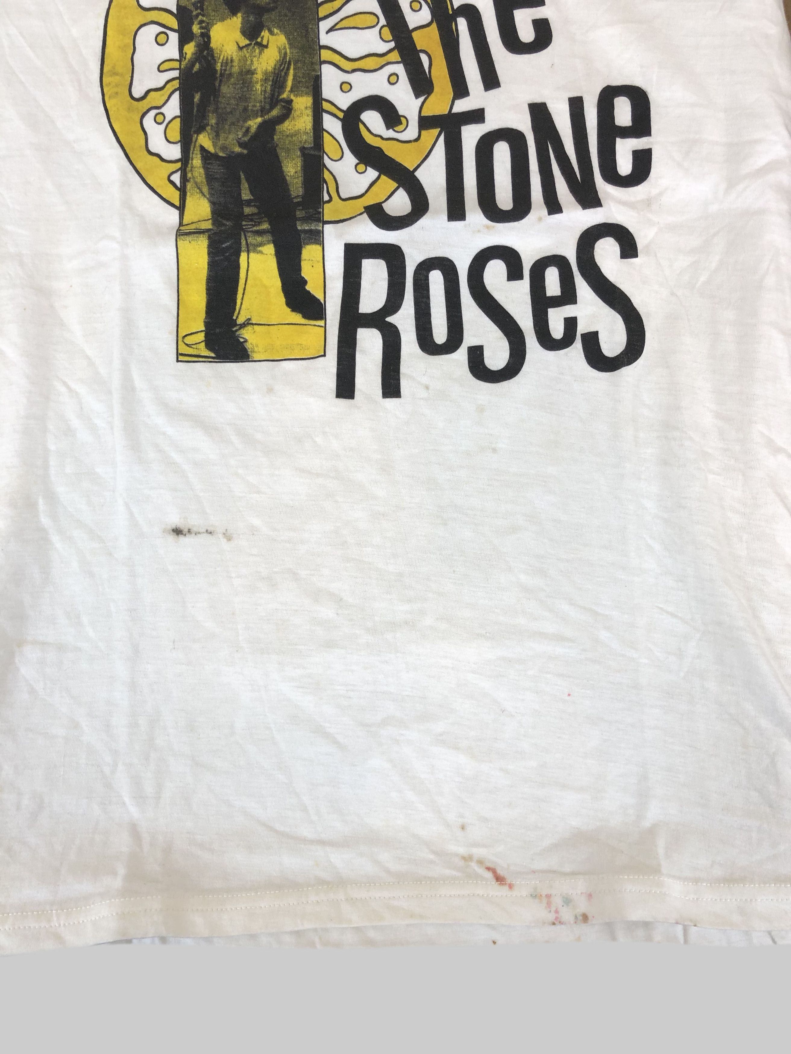 Band Tees Vintage 80s The Stone Roses (New Order Happy Mondays) Size US M / EU 48-50 / 2 - 13 Thumbnail