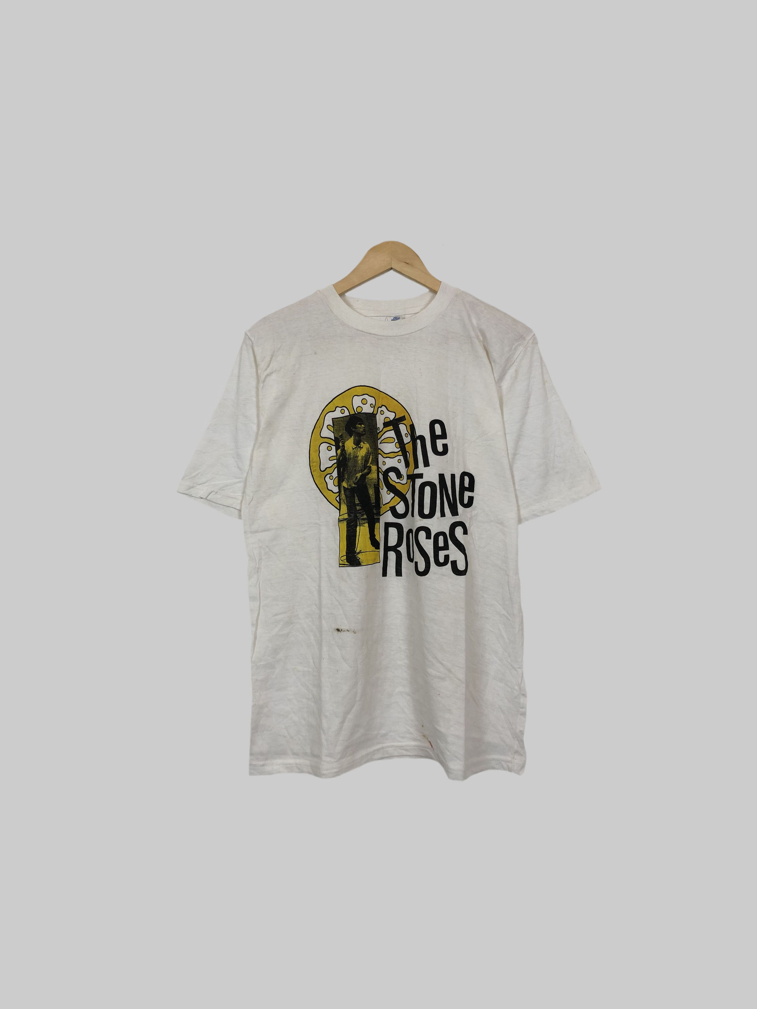 Band Tees Vintage 80s The Stone Roses (New Order Happy Mondays) Size US M / EU 48-50 / 2 - 1 Thumbnail